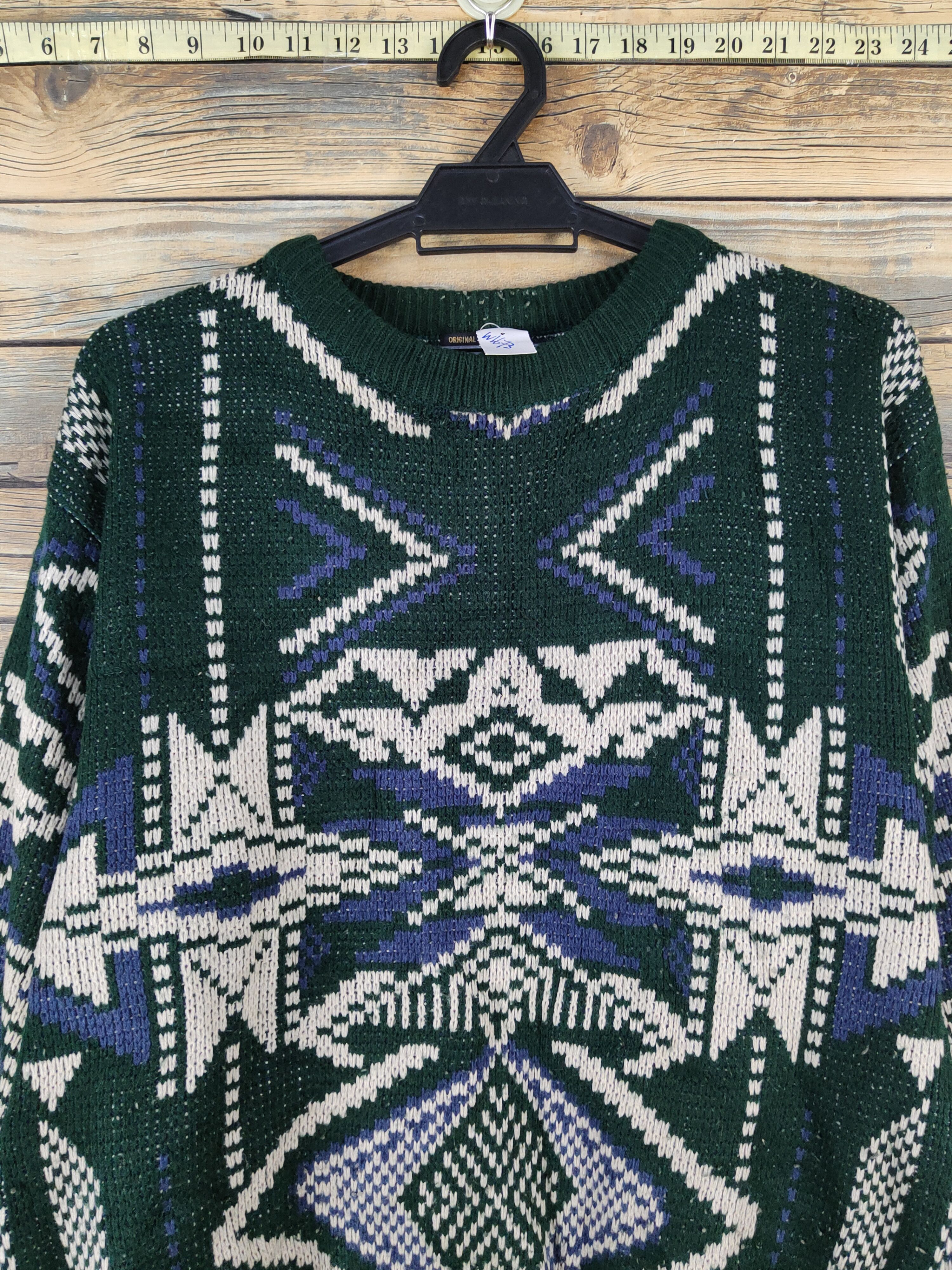 Vintage D Bound Broom Dark Green Knitwear Sweatshirts#W1673 Size US M / EU 48-50 / 2 - 2 Thumbnail