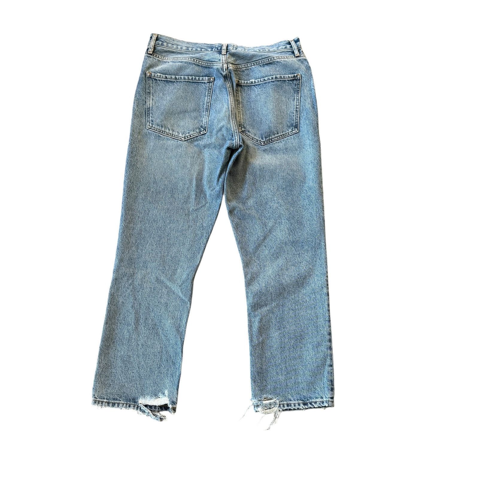 NEW AGOLDE Riley High Rise Straight Crop Jean Endless