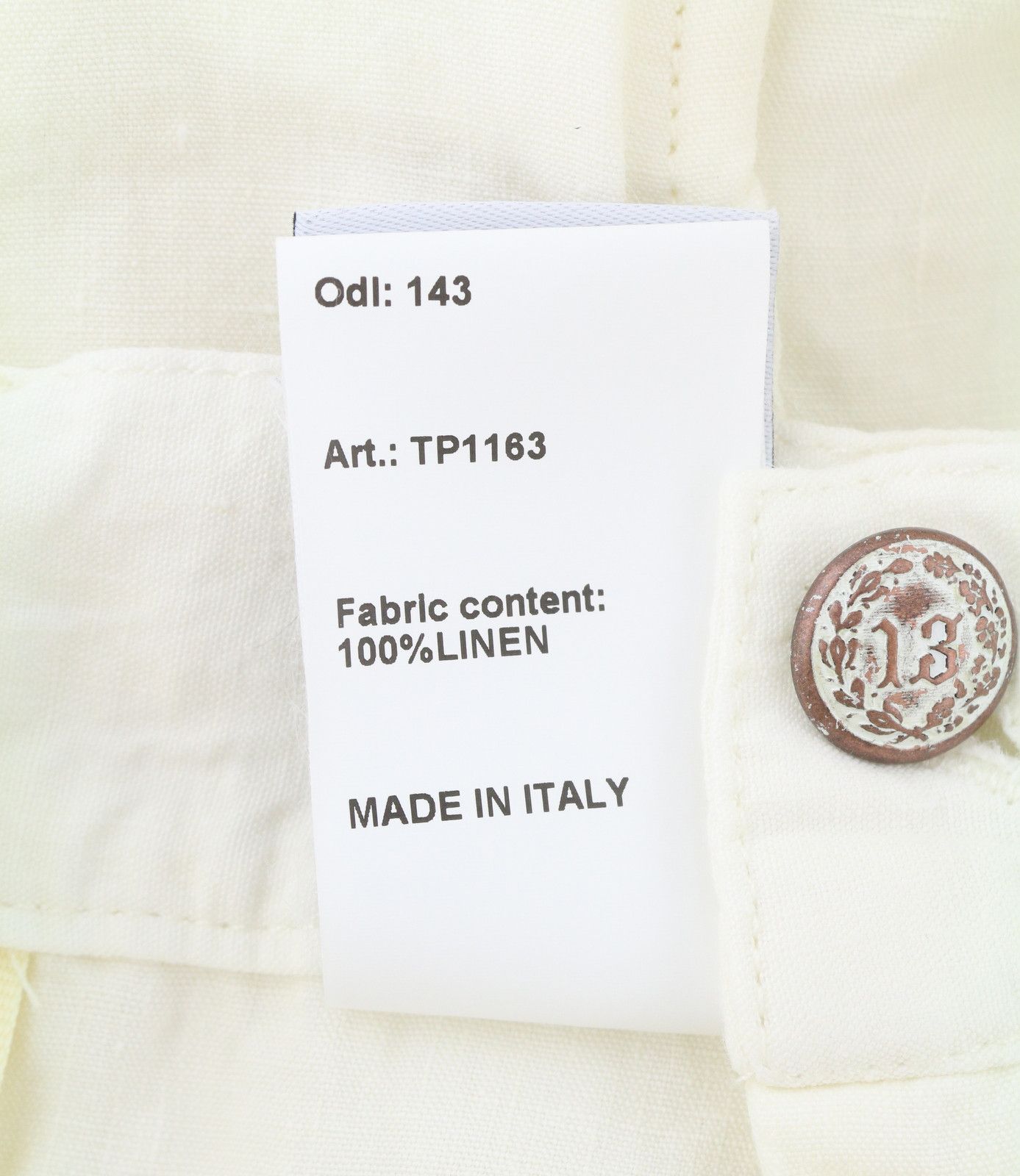 R13 BUBBLE SKORT 25 White Linen Patch Pocket Shorts 90035 Size 25" / US 0 / IT 36 - 9 Thumbnail