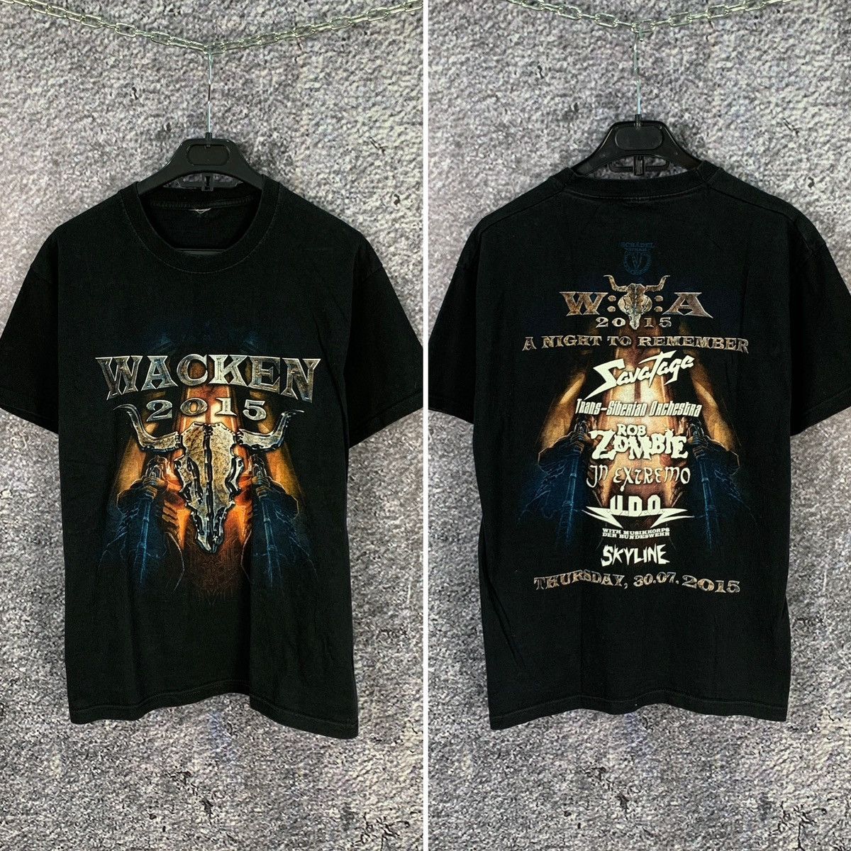 Band Tees Wacken T-Shirt Heavy Metal Music Festival Band Tee Size S Size US L / EU 52-54 / 3 - 1 Thumbnail