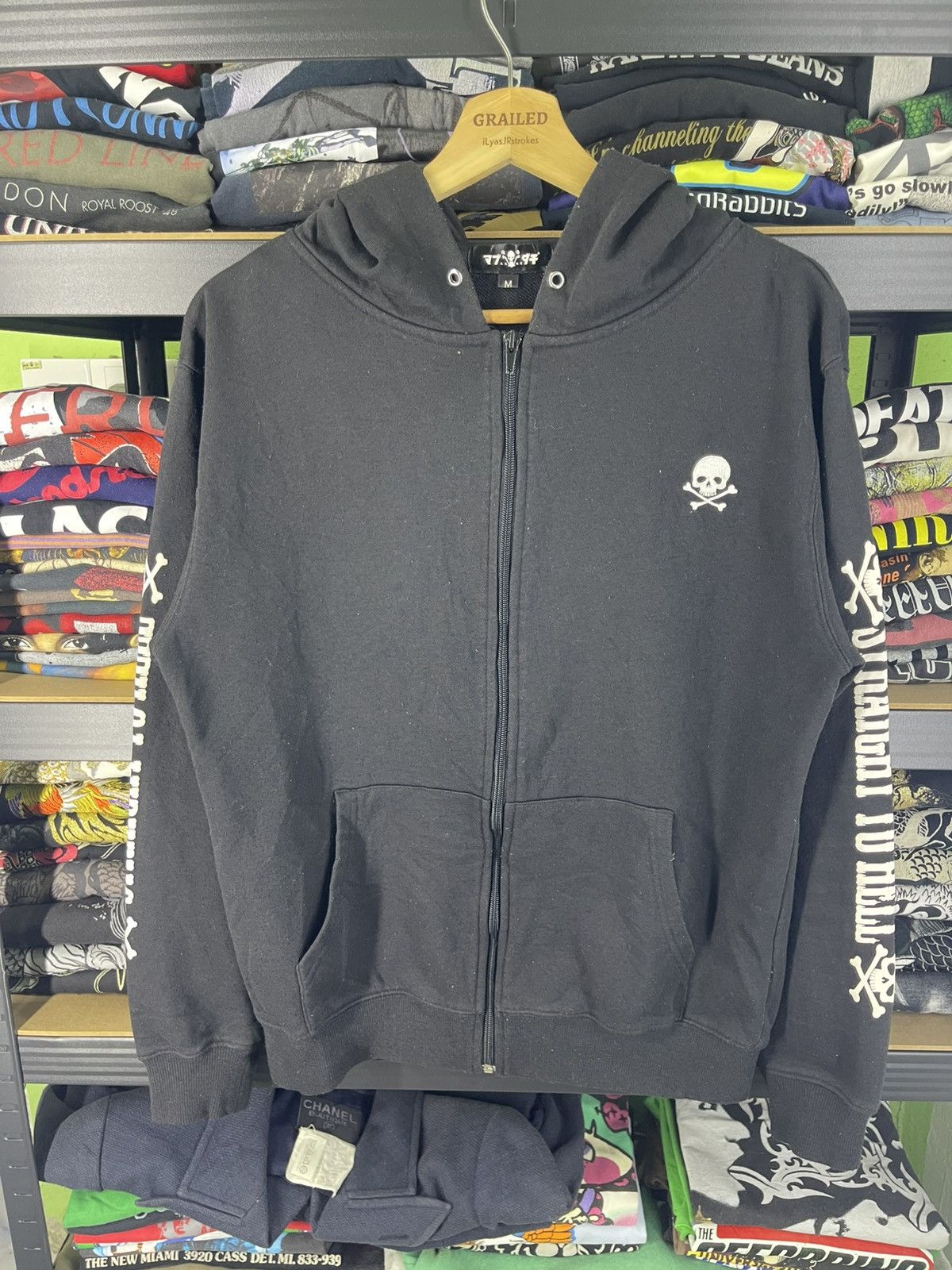 Straight To Hell Mabudachi Straight to hell Skull Design Zipp-up Hoodie Size US M / EU 48-50 / 2 - 18 Thumbnail
