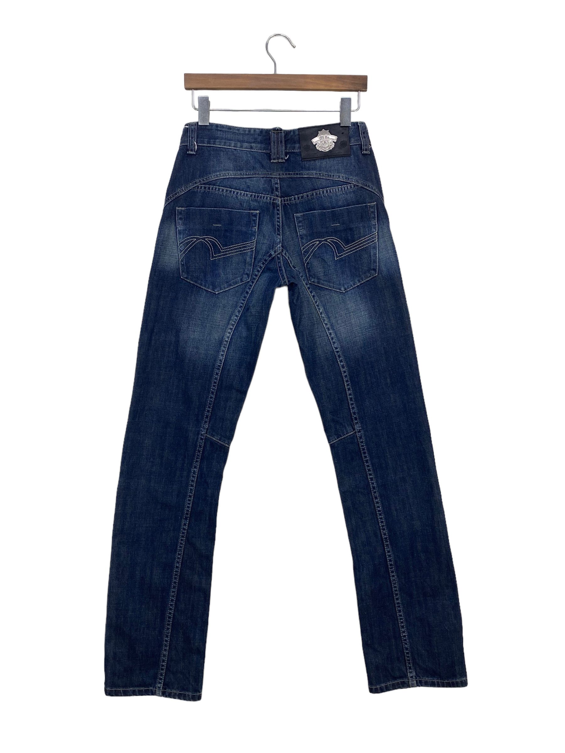 Japanese Brand The One Distressed Jeans Multizipper Pocket Size US 29 - 2 Thumbnail
