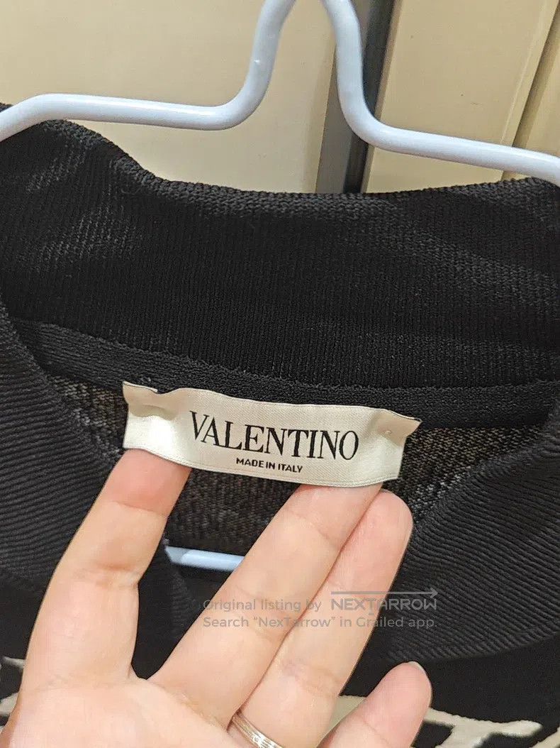 Valentino Valentino Knitted cardigan with letter zippers Size L / US 10 / IT 46 - 3 Thumbnail