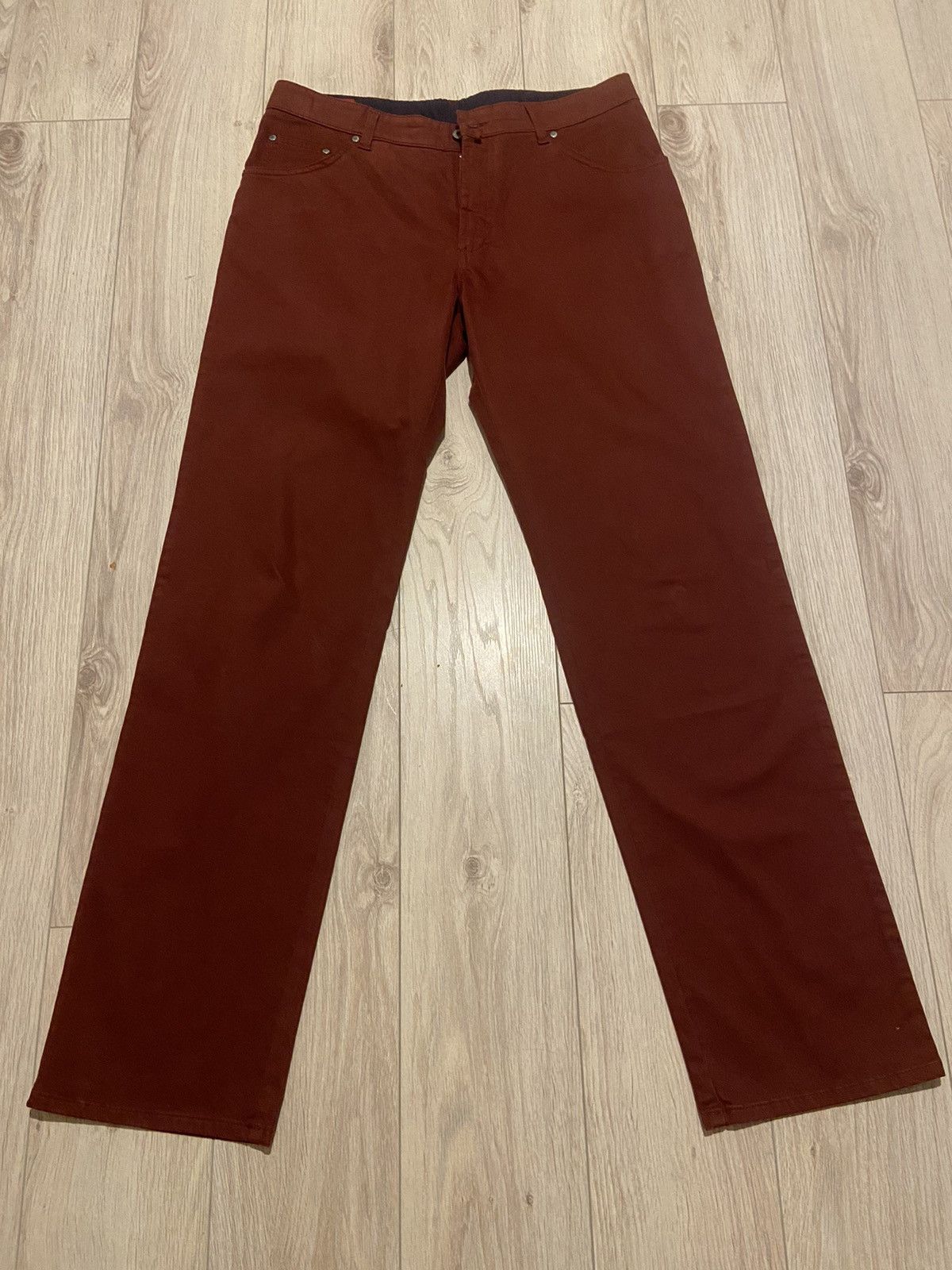 image of Italian Designers x Pal Zileri Concept Vintage Classic Pants in Red, Men's (Size 36)