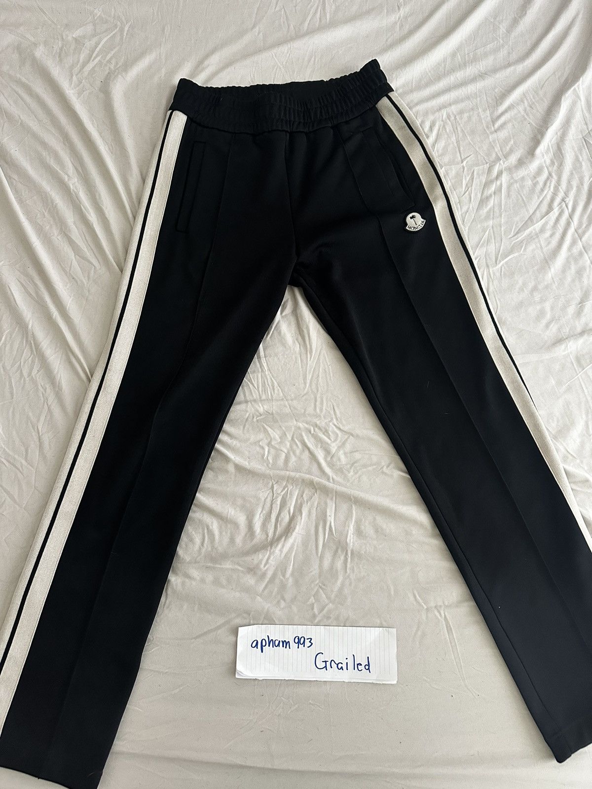 Pre-owned Moncler Genius Sweatpants 1st Collabs Sz. S In Black
