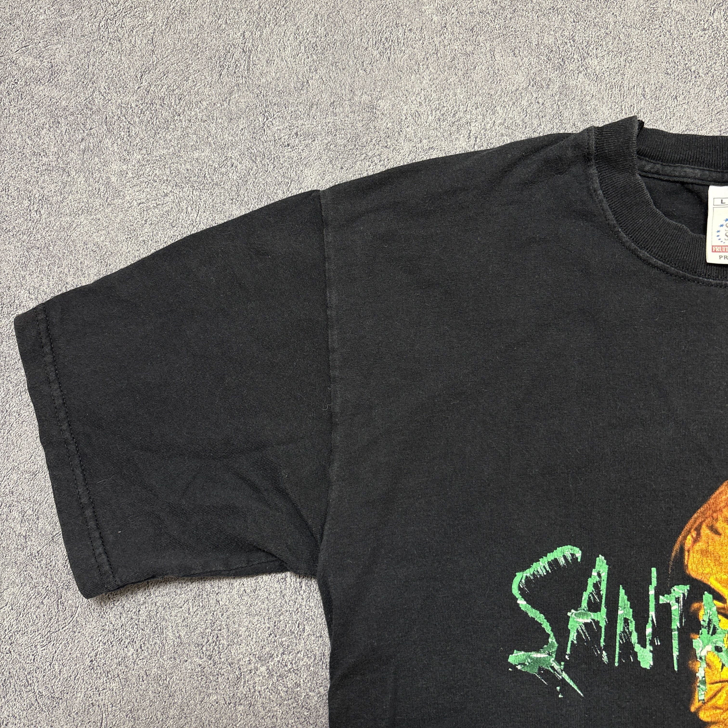 Band Tees Vintage Carlos Santana Shirt 90s Tour Concert Rock Band Tee Size US L / EU 52-54 / 3 - 10 Thumbnail