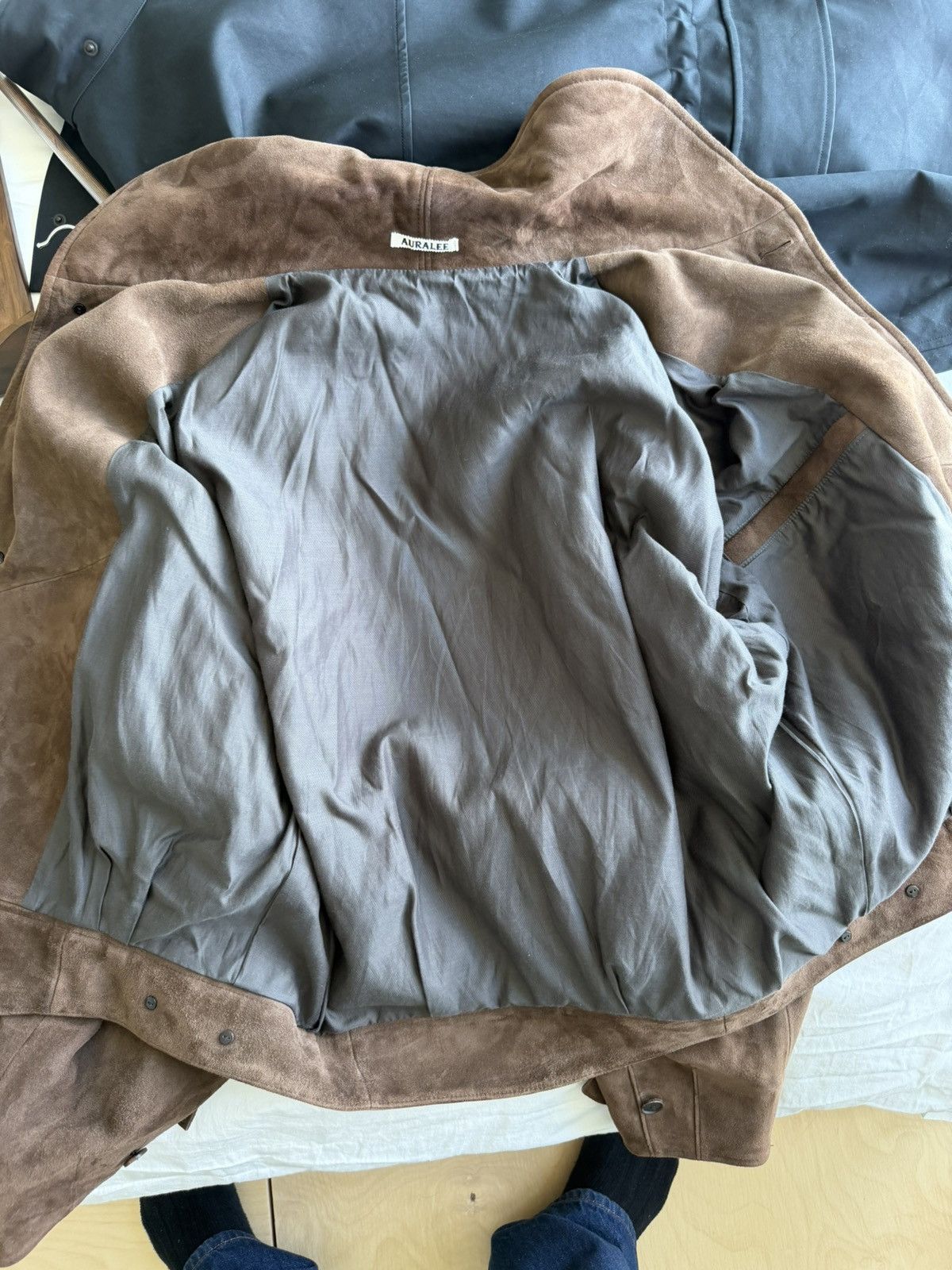 Auralee Auralee Silky Grain Suede Blouson Bomber Jacket $3366 Size US S / EU 44-46 / 1 - 9 Thumbnail