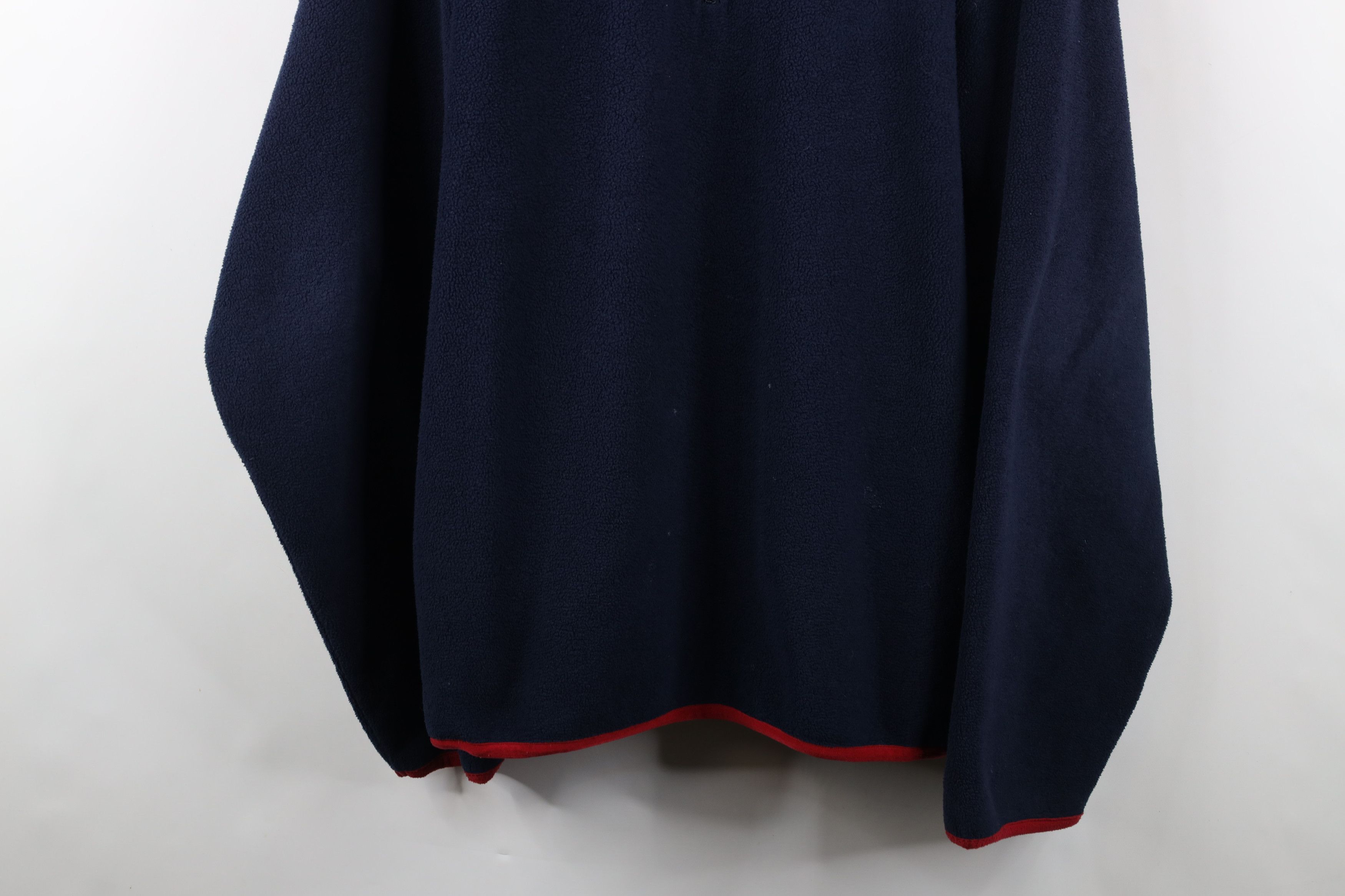 Nautica × Vintage Vintage 90s Nautica Spell Half Zip Fleece Sweater Blue USA Size US XL / EU 56 / 4 - 3 Thumbnail