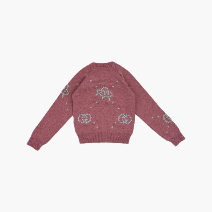 Gucci Gucci Gucci Kids Cartoon Floral Embroidered Sweater -2506 Size US M / EU 48-50 / 2 - 3 Thumbnail