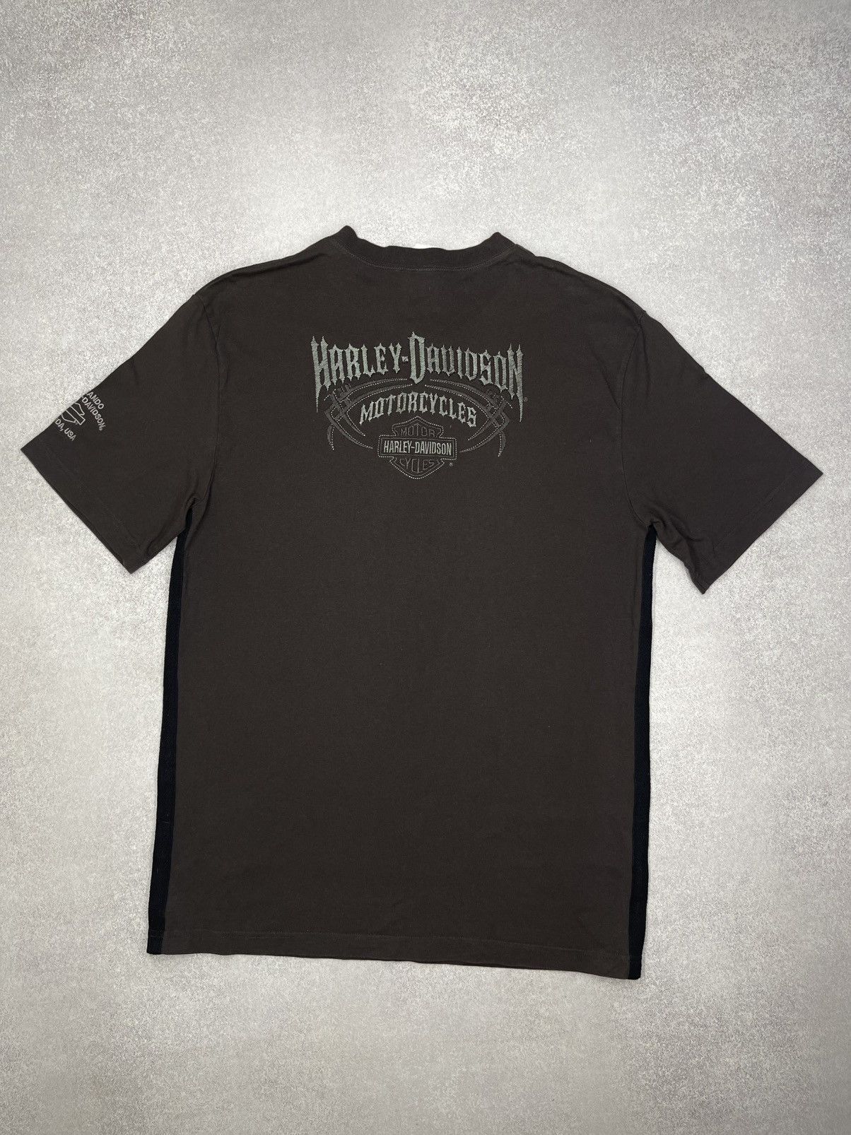 Harley Davidson Vintage Harley Davidson Motorcycles Brown TShirt Florida USA Size US L / EU 52-54 / 3 - 2 Thumbnail
