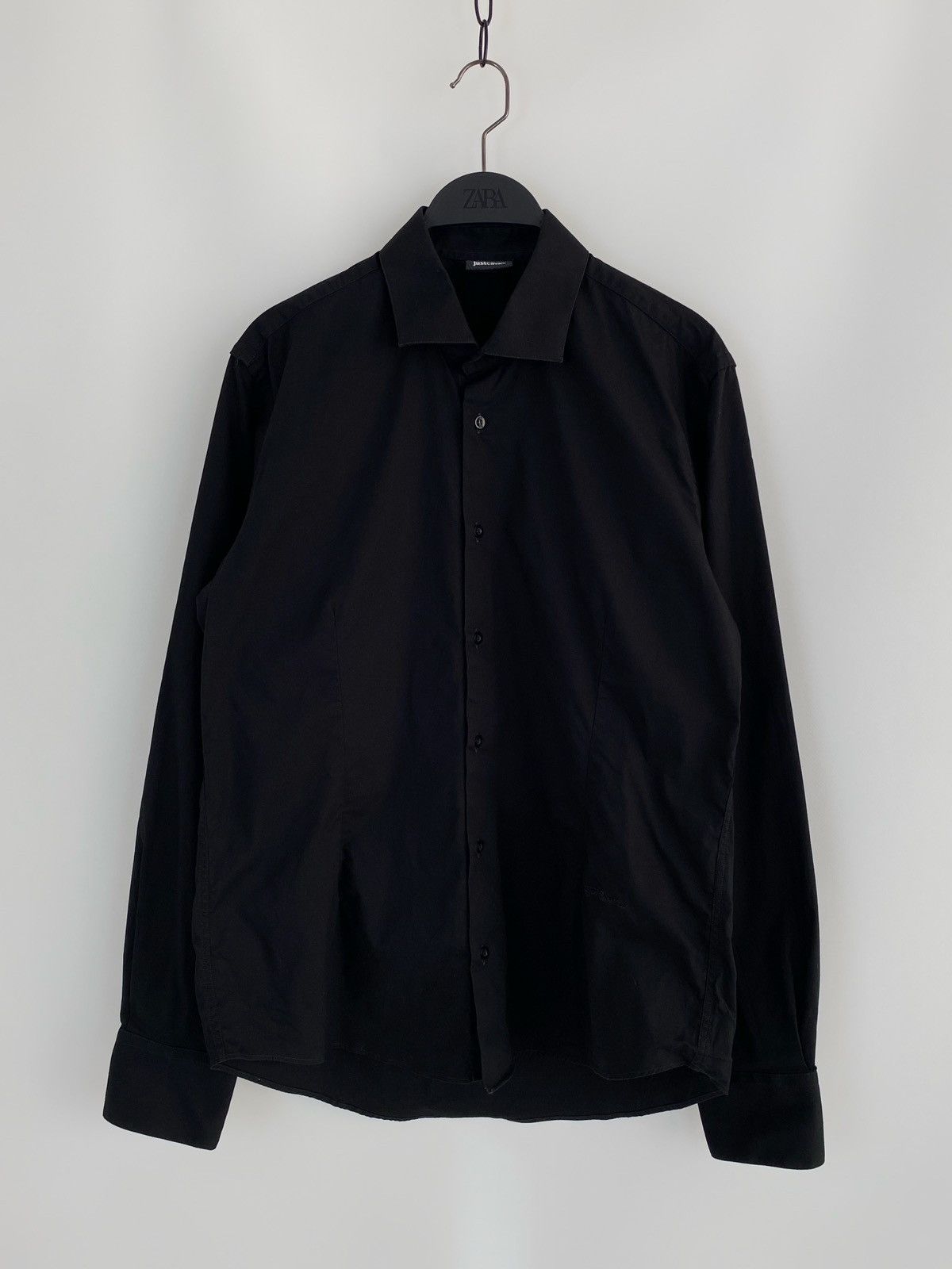Just Cavalli Just Cavalli L/S Black Shirt Size US M / EU 48-50 / 2 - 1 Thumbnail