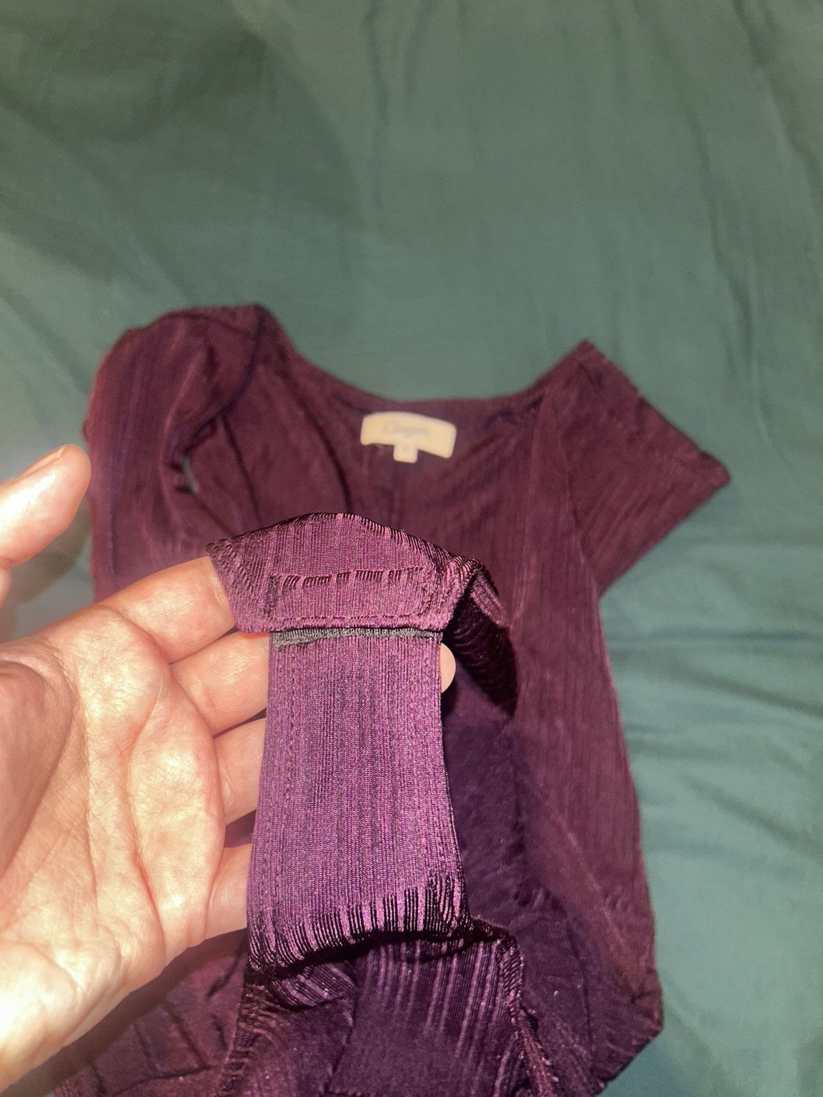 Chevignon Plum Square-Neck Bodysuit Size L / US 10 / IT 46 - 5 Thumbnail