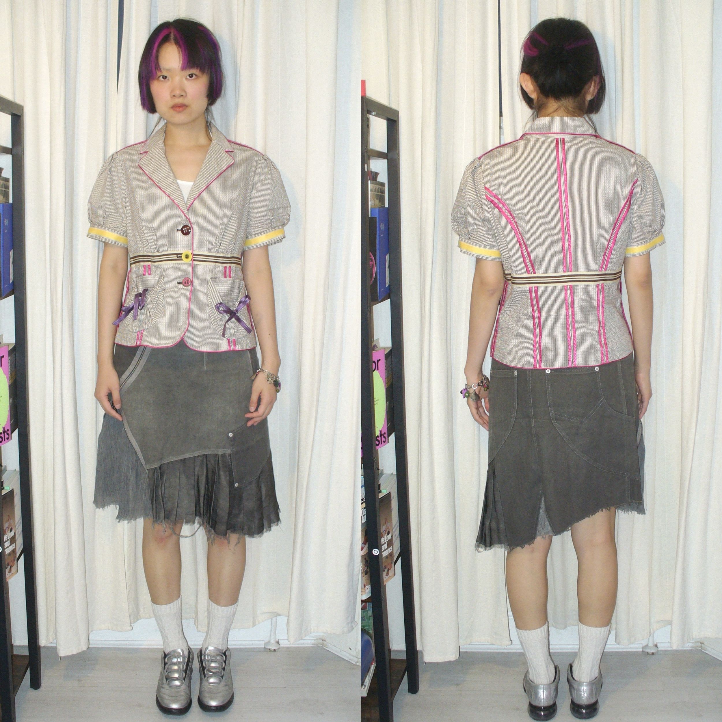 Other Italian preloved short sleeves blazer Size M / US 6-8 / IT 42-44 - 3 Thumbnail