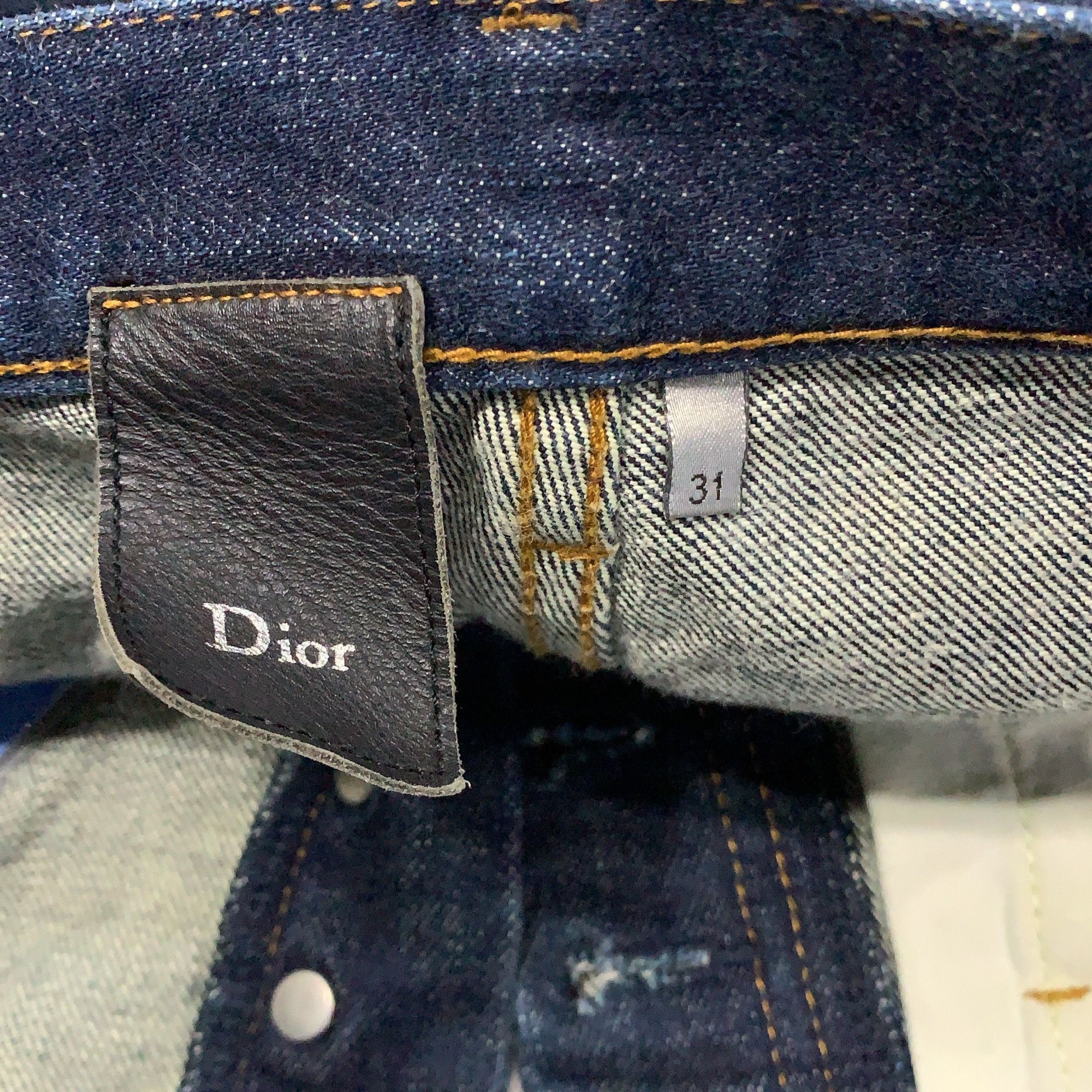 Dior Indigo Denim Jeans Size 31.