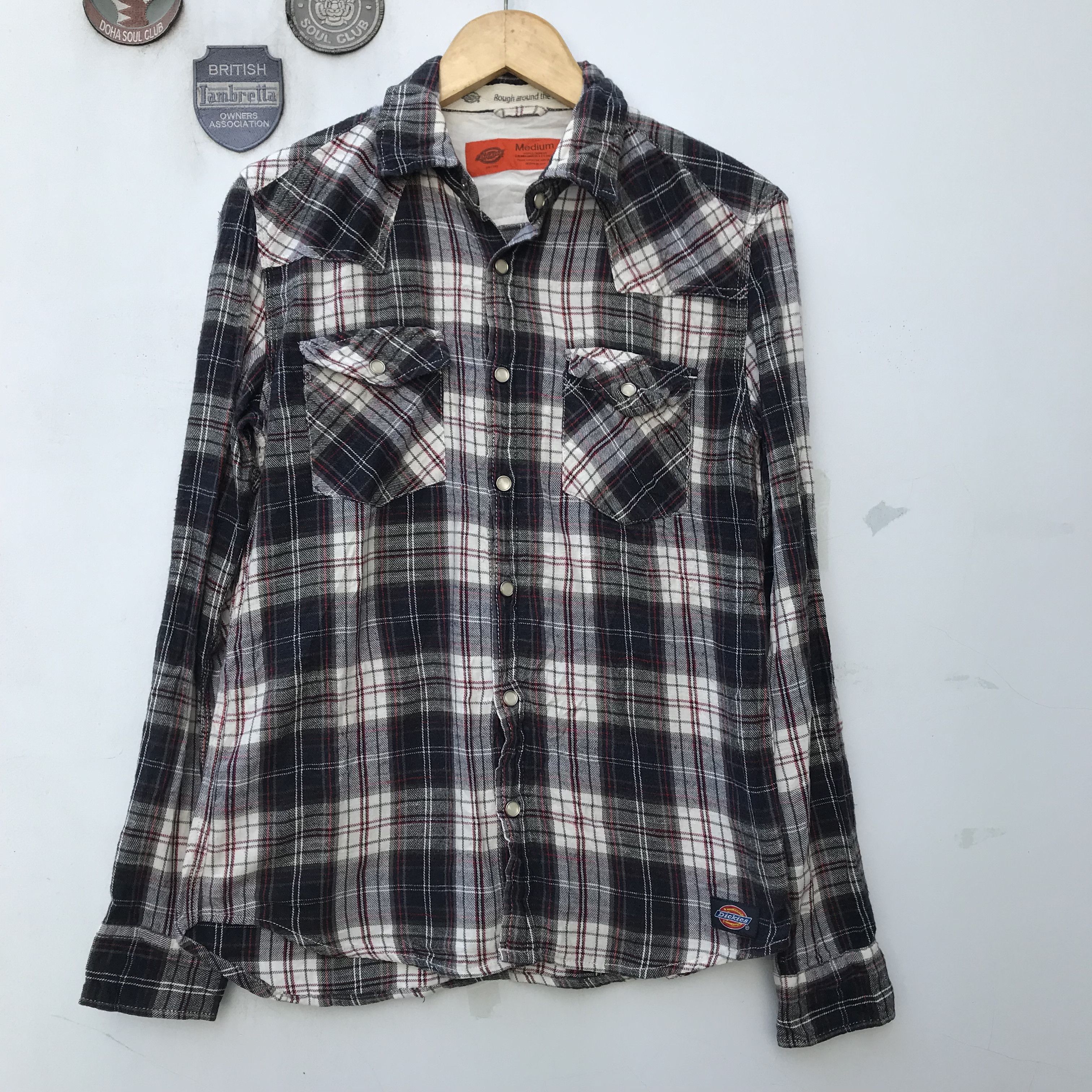Dickies Vintage Dickies Japan Rugged sartorial Flannel Long Sleeves Size US M / EU 48-50 / 2 - 9 Thumbnail