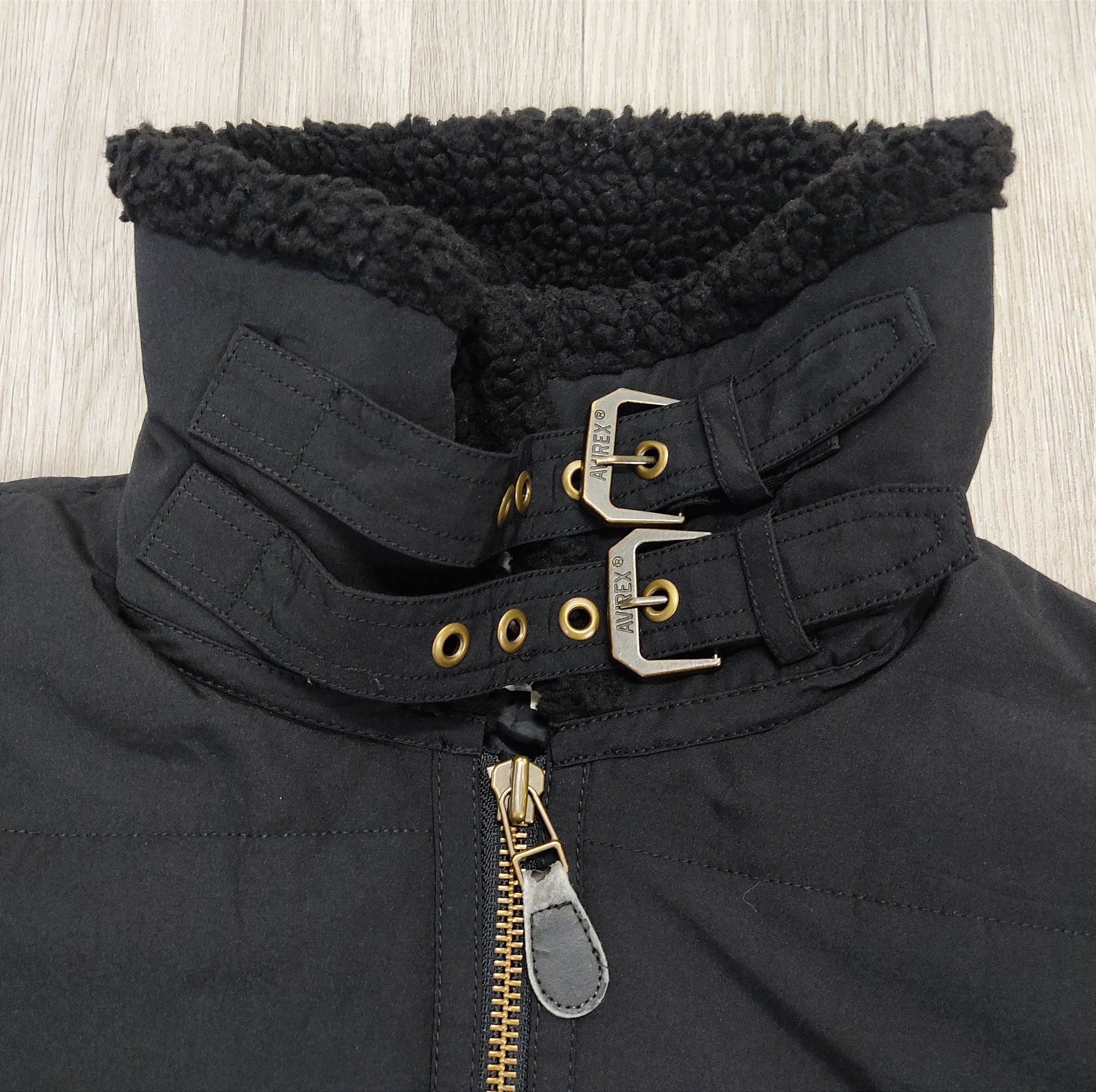 Avirex AVIREX Type B-3 Flight Bikers Black Rugged Jacket Size US M / EU 48-50 / 2 - 7 Thumbnail