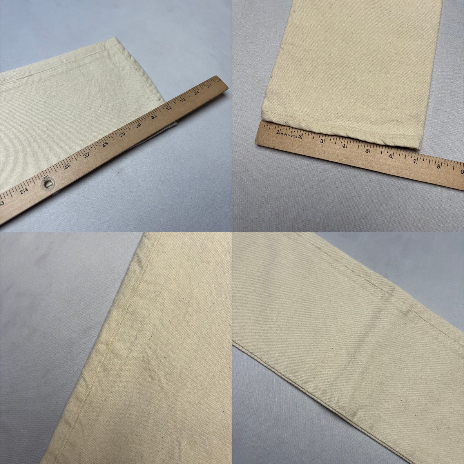 Sid Mashburn Sid Mashburn Jean Straight 31x32 Natural Rinse Denim Mens Size US 31 - 8 Thumbnail