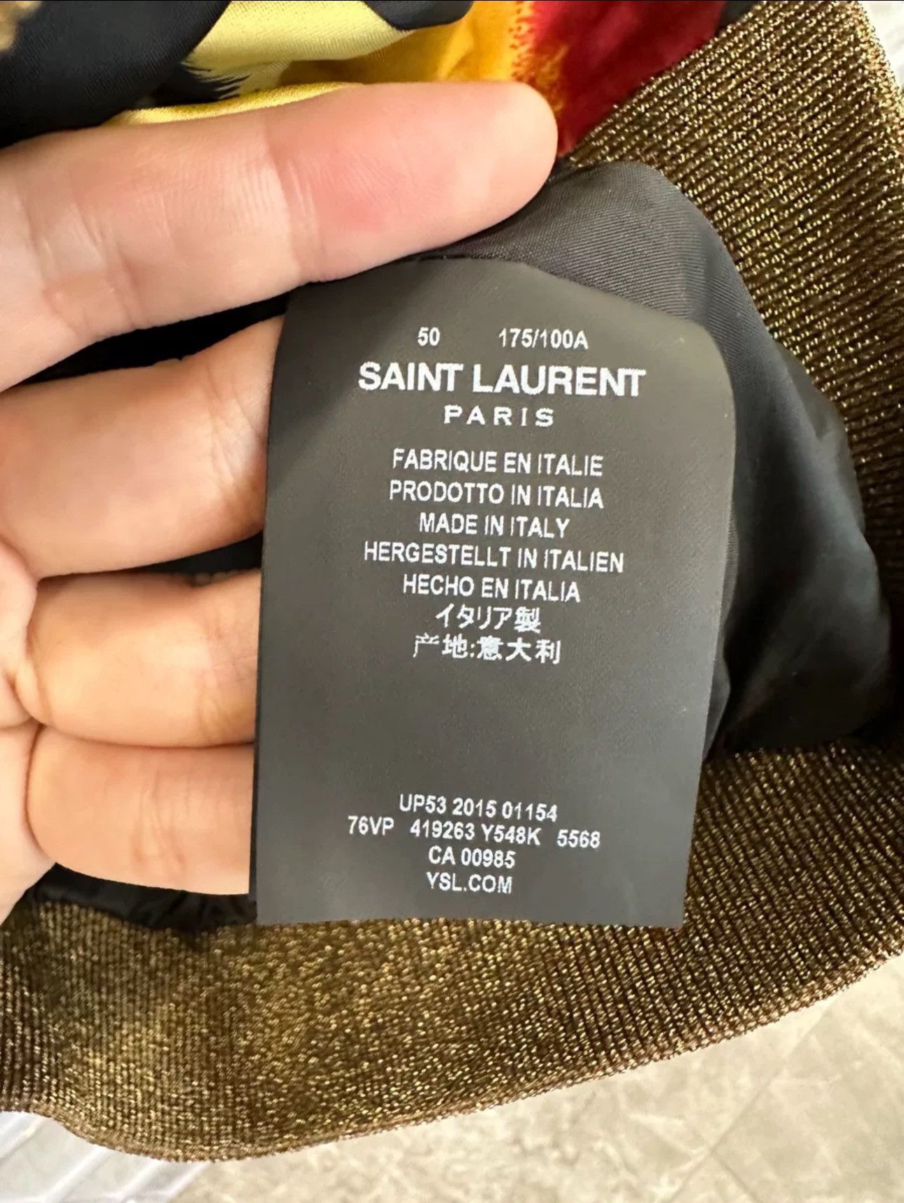 Saint Laurent Paris Saint Laurent Paris SS16 Palm Jacket HEDI SLIMANE SZ 50 Size US M / EU 48-50 / 2 - 6 Thumbnail