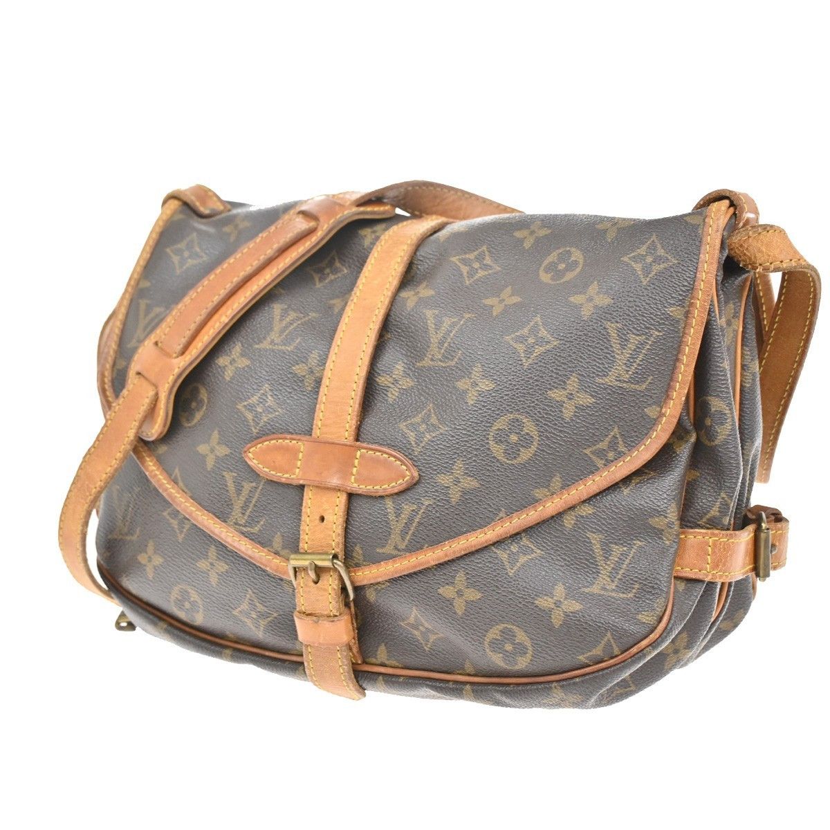 Louis Vuitton Louis Vuitton Saumur Handbag Monogram Canvas Size ONE SIZE - 1 Thumbnail
