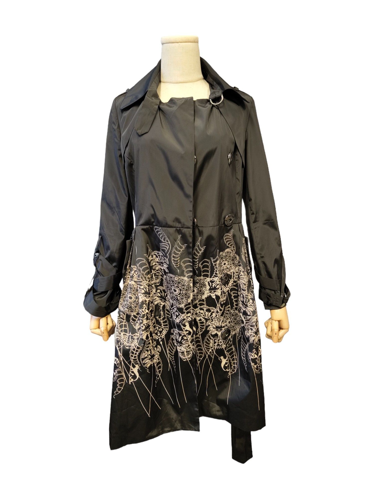 Stella McCartney Trench Coat With Print At The Bottom Size XS / US 0-2 / IT 36-38 - 6 Thumbnail