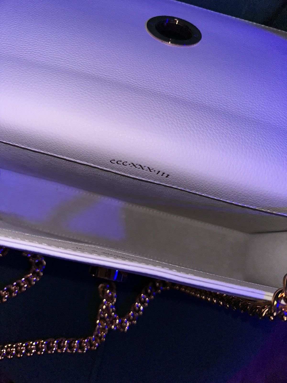 Designer Christopher King Leather Clutch Size ONE SIZE - 7 Thumbnail