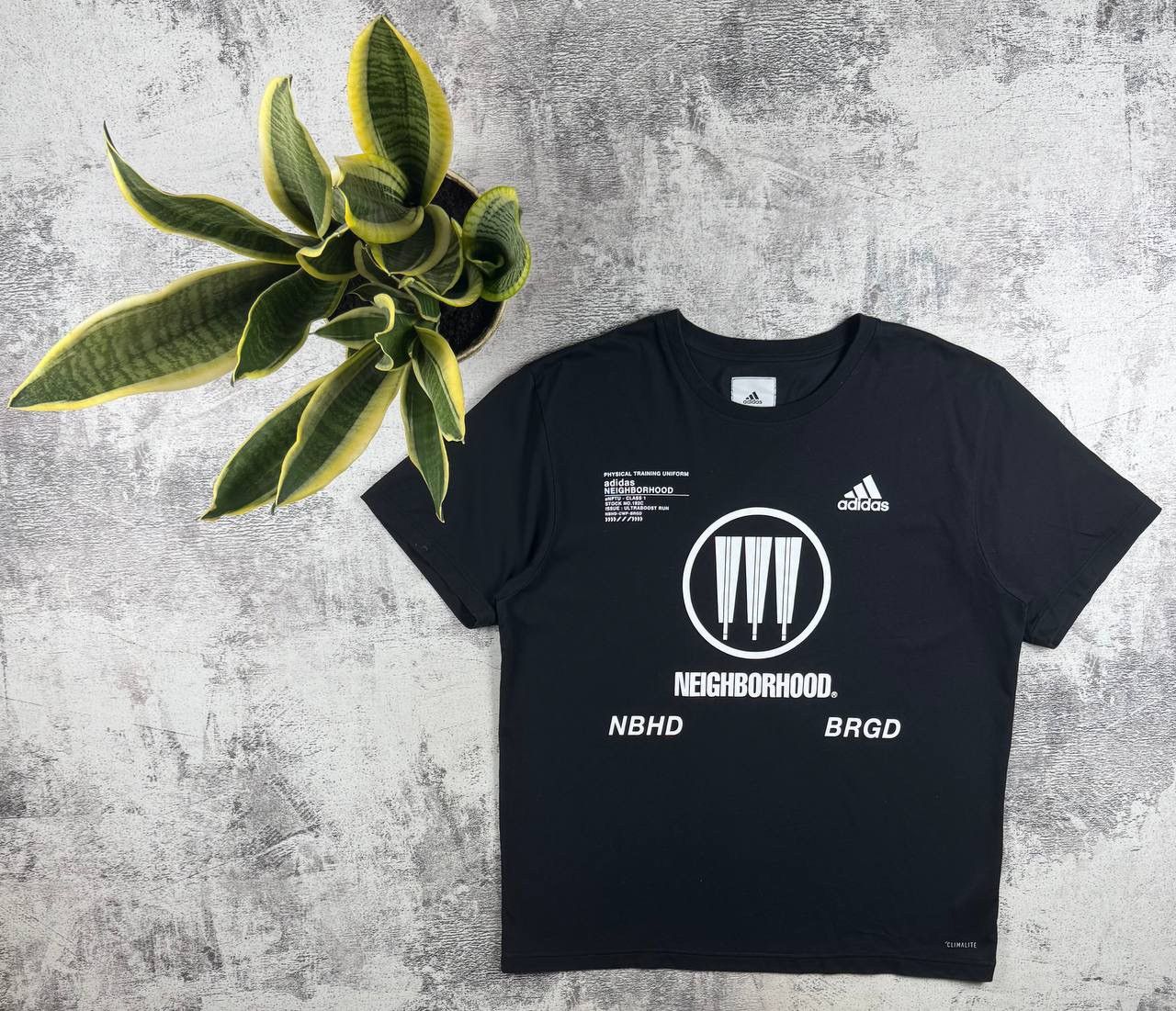 Adidas × Neighborhood Adidas X Neighborhood Men’s L Size Black Collaboration Cotton Jersey T-Shirt Tee Size US L / EU 52-54 / 3 - 1 Thumbnail