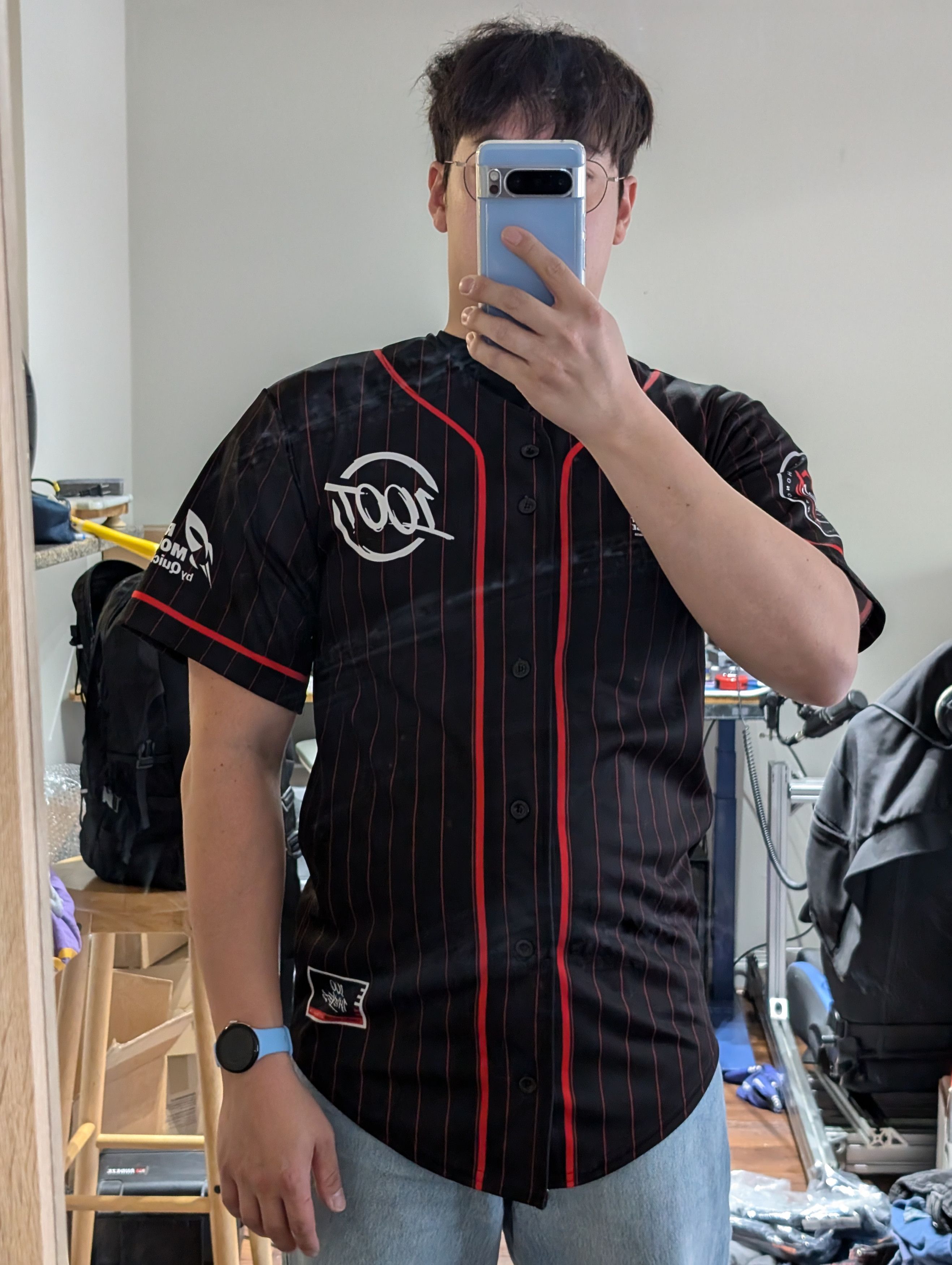 100 Thieves 100 Thieves 2018 Limited Edition Baseball Jersey Size US M / EU 48-50 / 2 - 2 Thumbnail