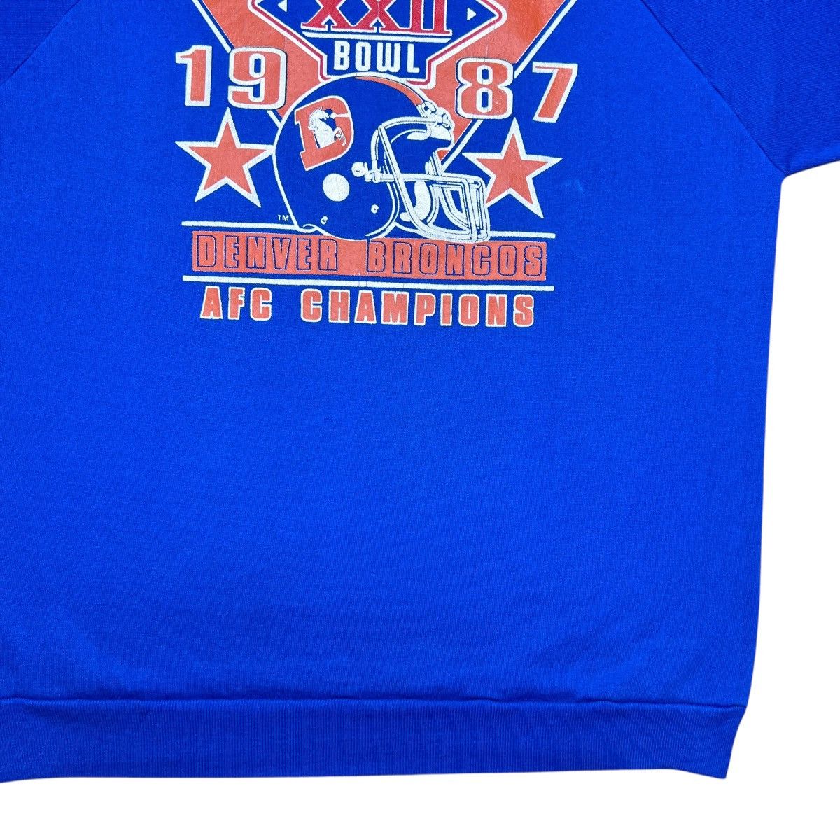 NFL Vtg 1987 NFL Denver Broncos AFC Champions Sweatshirt Size US L / EU 52-54 / 3 - 8 Thumbnail