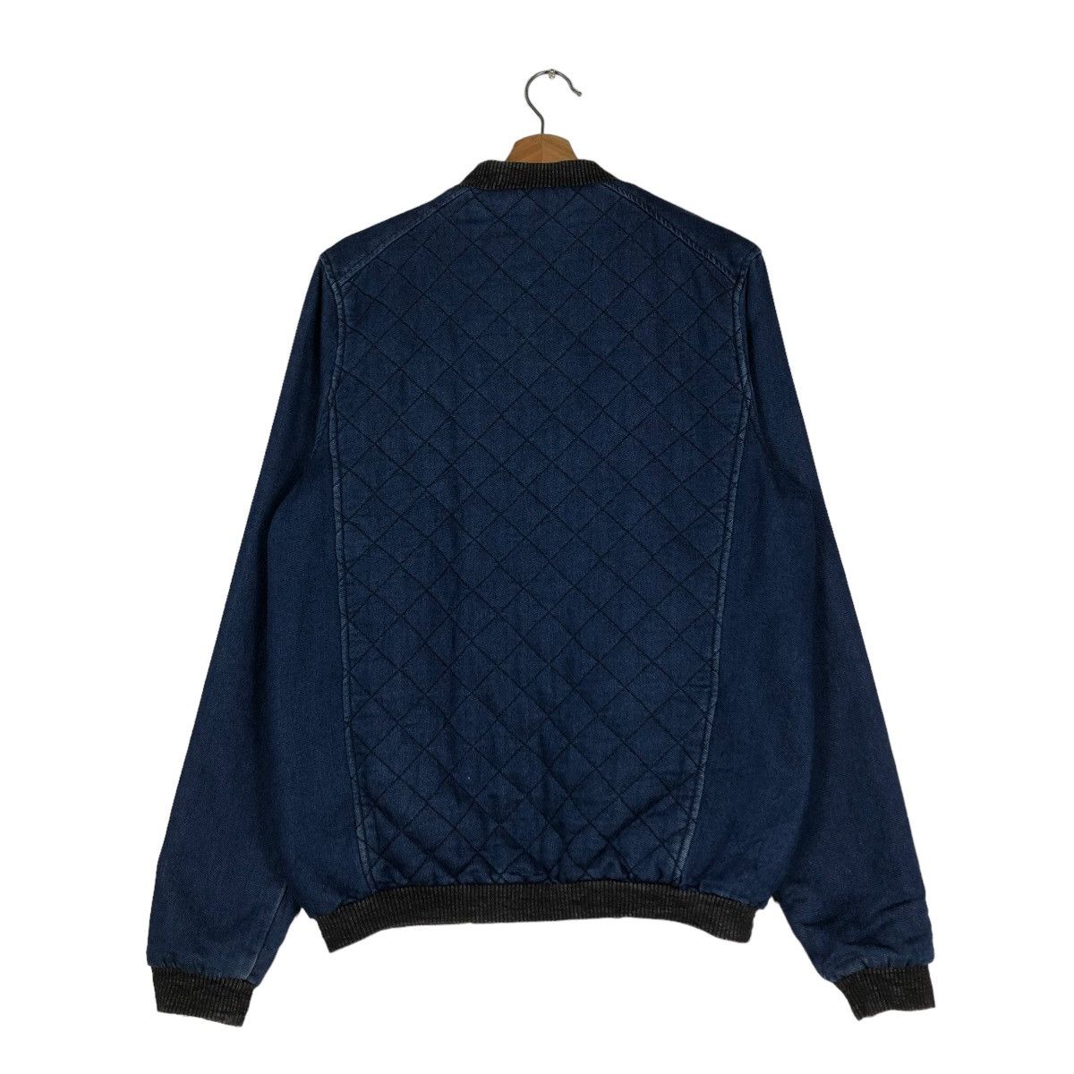 Japanese Brand 🔥VINTAGE DENIM BOMBER JACKET THE DAYZ TOKYO ISSEY MIYAKE Size US M / EU 48-50 / 2 - 8 Thumbnail
