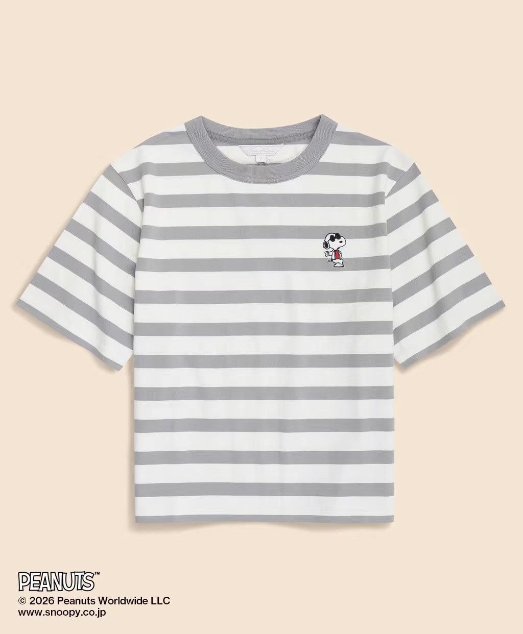 Brooks Brothers Snoopy Embroidered Breton Striped T-Shirt Ｑ22 Size US M / EU 48-50 / 2 - 2 Thumbnail