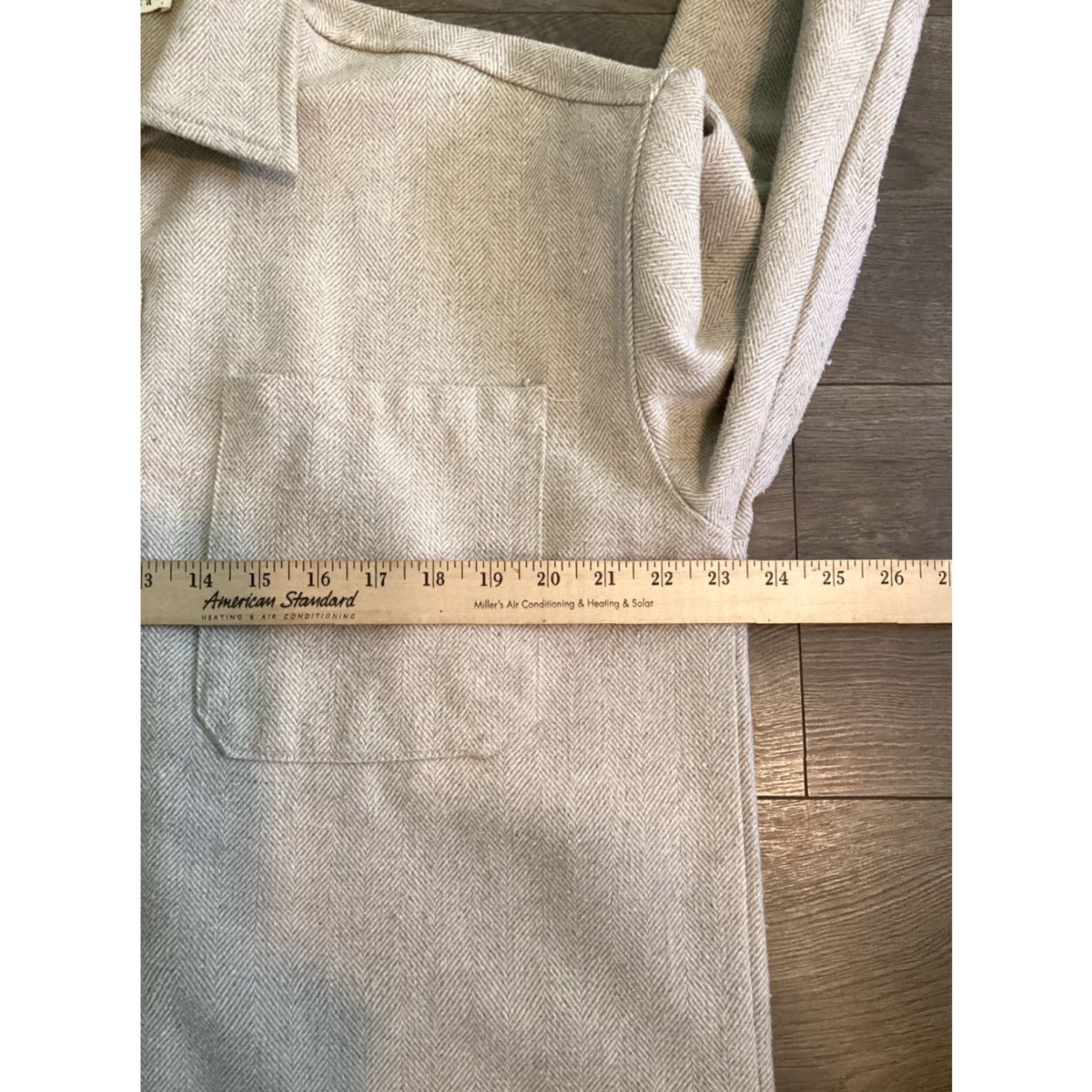 Vintage Neuflora Linen Button-Up Shirt Beige Short Sleeve Relaxed Fit Women Small Size S / US 4 / IT 40 - 7 Thumbnail