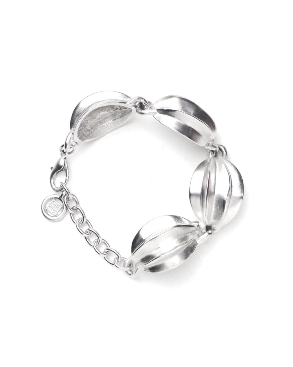 Givenchy 1970S GIVENCHY BRUTALIST SATIN SILVER BRACELET – TAKASHIMAYA Size ONE SIZE - 1 Thumbnail