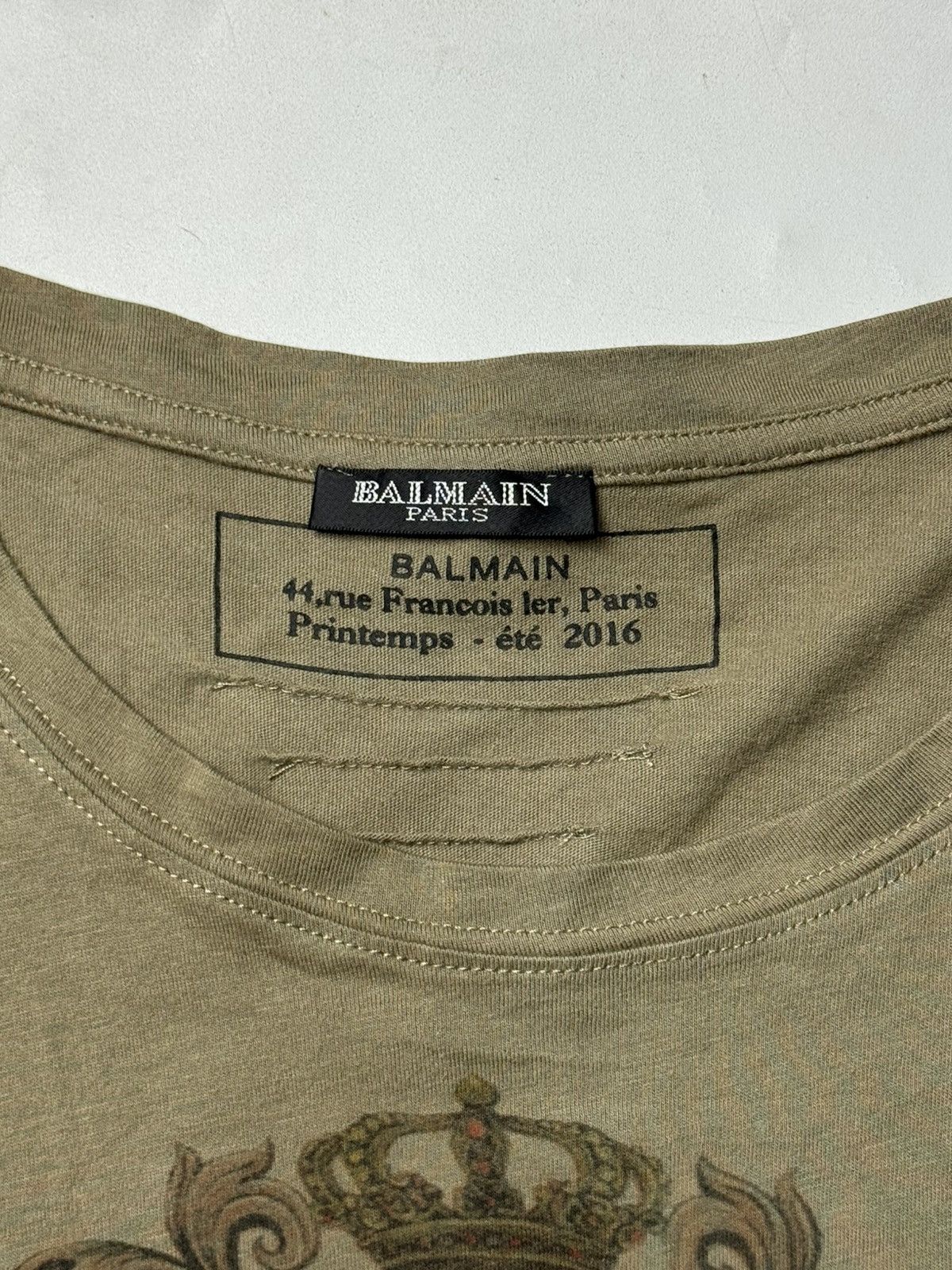 Balmain ❤️‍🔥SOLD❤️‍🔥Balmain Decarnin Tees era Size US L / EU 52-54 / 3 - 4 Thumbnail