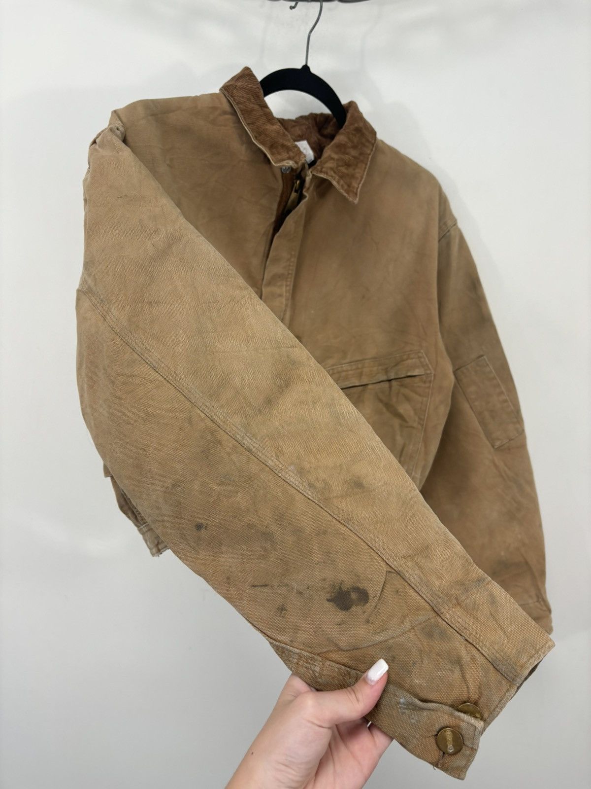 Carhartt Vintage 90s Carhartt USA Made Y2K Work Boxy Cropped Jacket Size US M / EU 48-50 / 2 - 14 Thumbnail