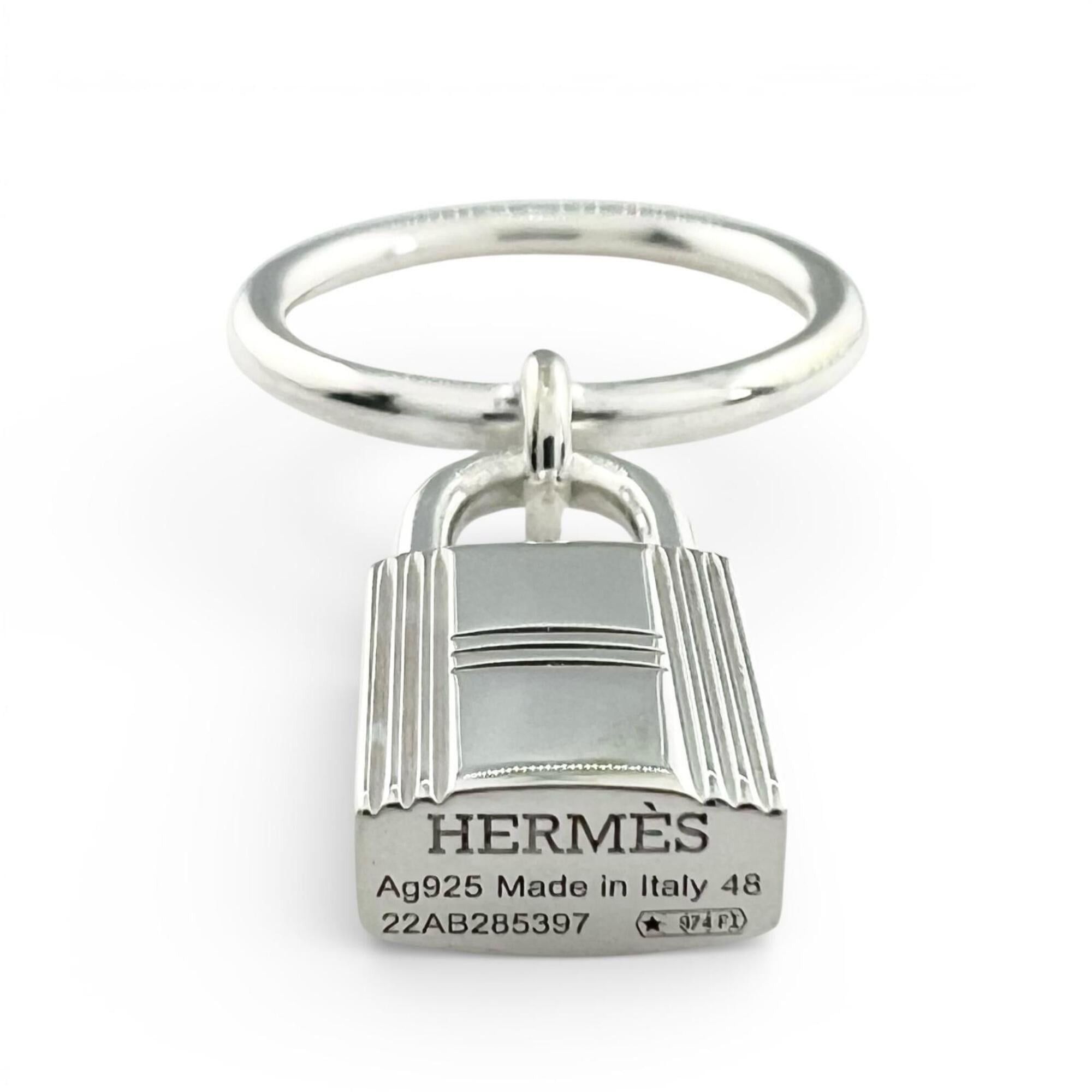 Hermes HERMES (Hermes) 2020 Amulette Cadena AG925 Ring, Silver, Size 48, Made in Italy, Weight 5.2g, Women's Size ONE SIZE - 1 Thumbnail