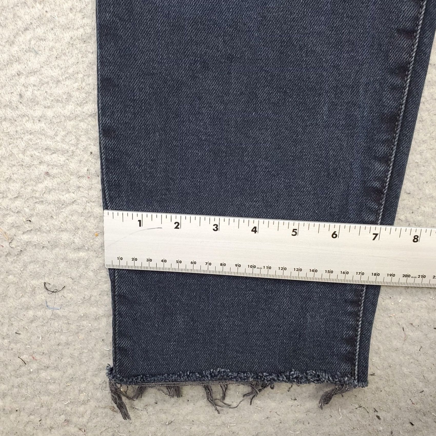 Banana Republic Banana Republic Womens Jeans 27 Blue Denim High Rise Stretch Button Fly Straight Denim Jeans for Women Size 27" / US 4 / IT 40 - 6 Thumbnail