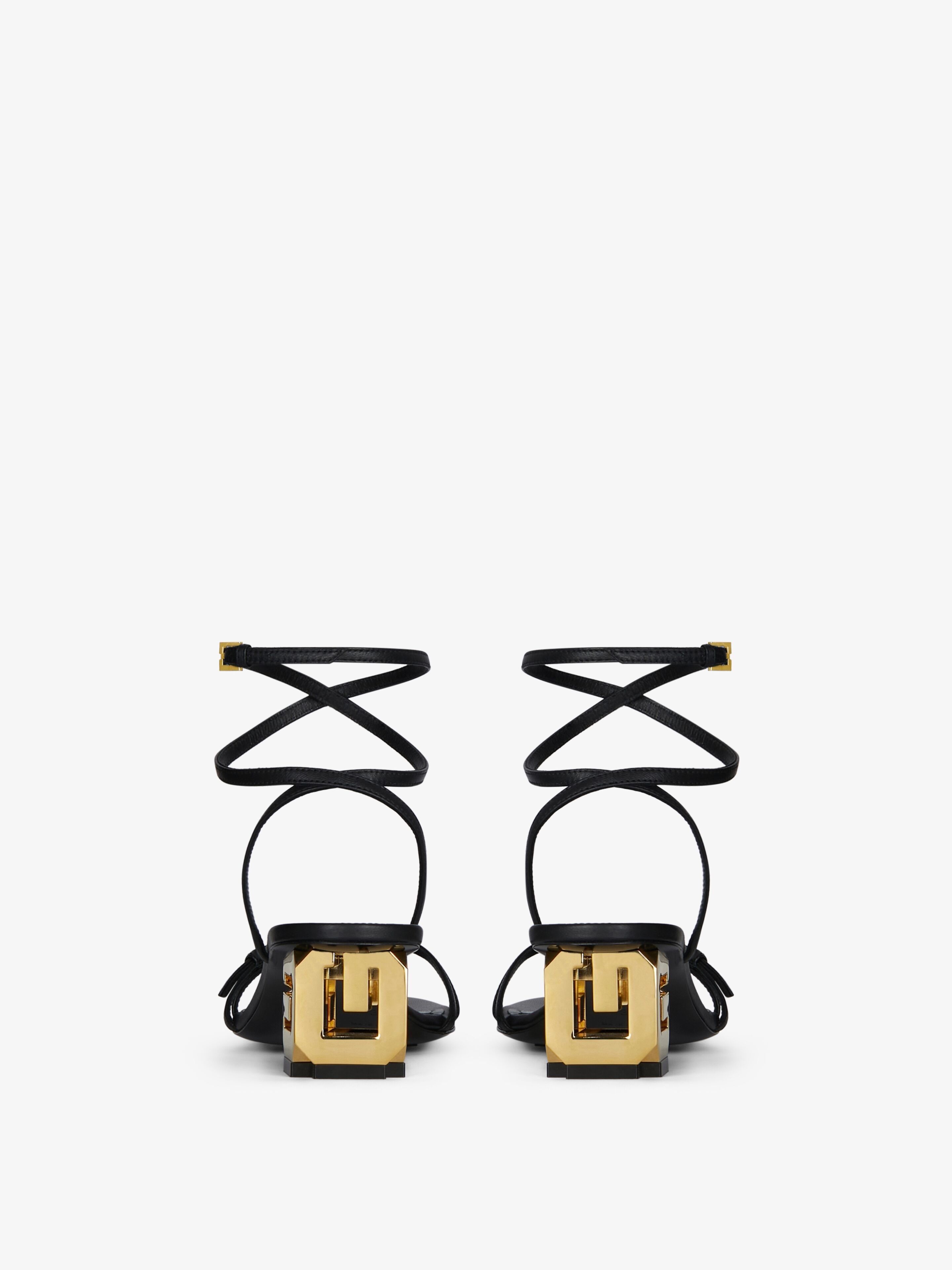 oc11z0725 G Cube Sandals in Black