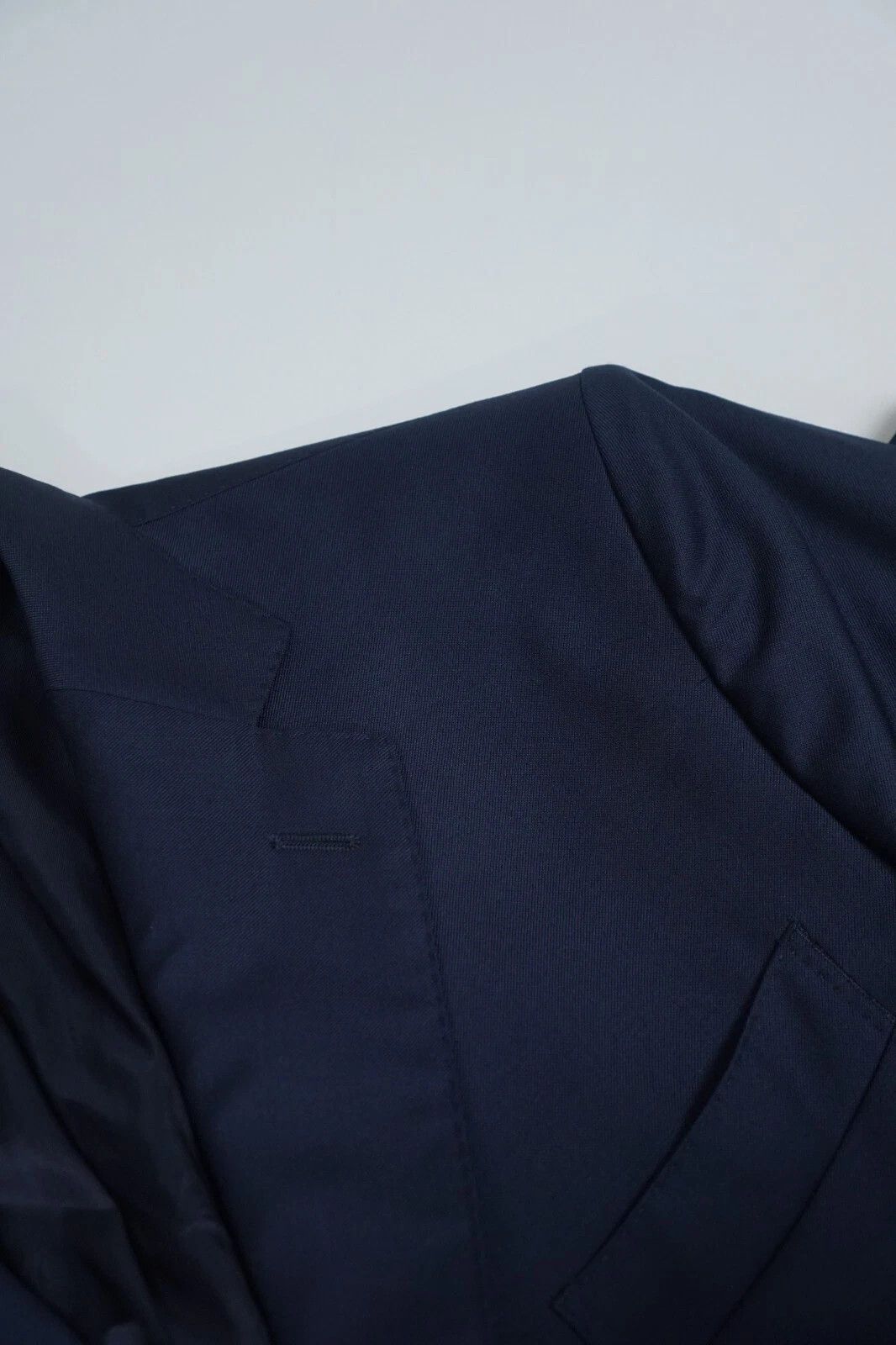 Suitsupply Men Suitsupply Blazer Lazio Pure Wool S110 Navy Blue UK/US48 Size 48R - 4 Thumbnail