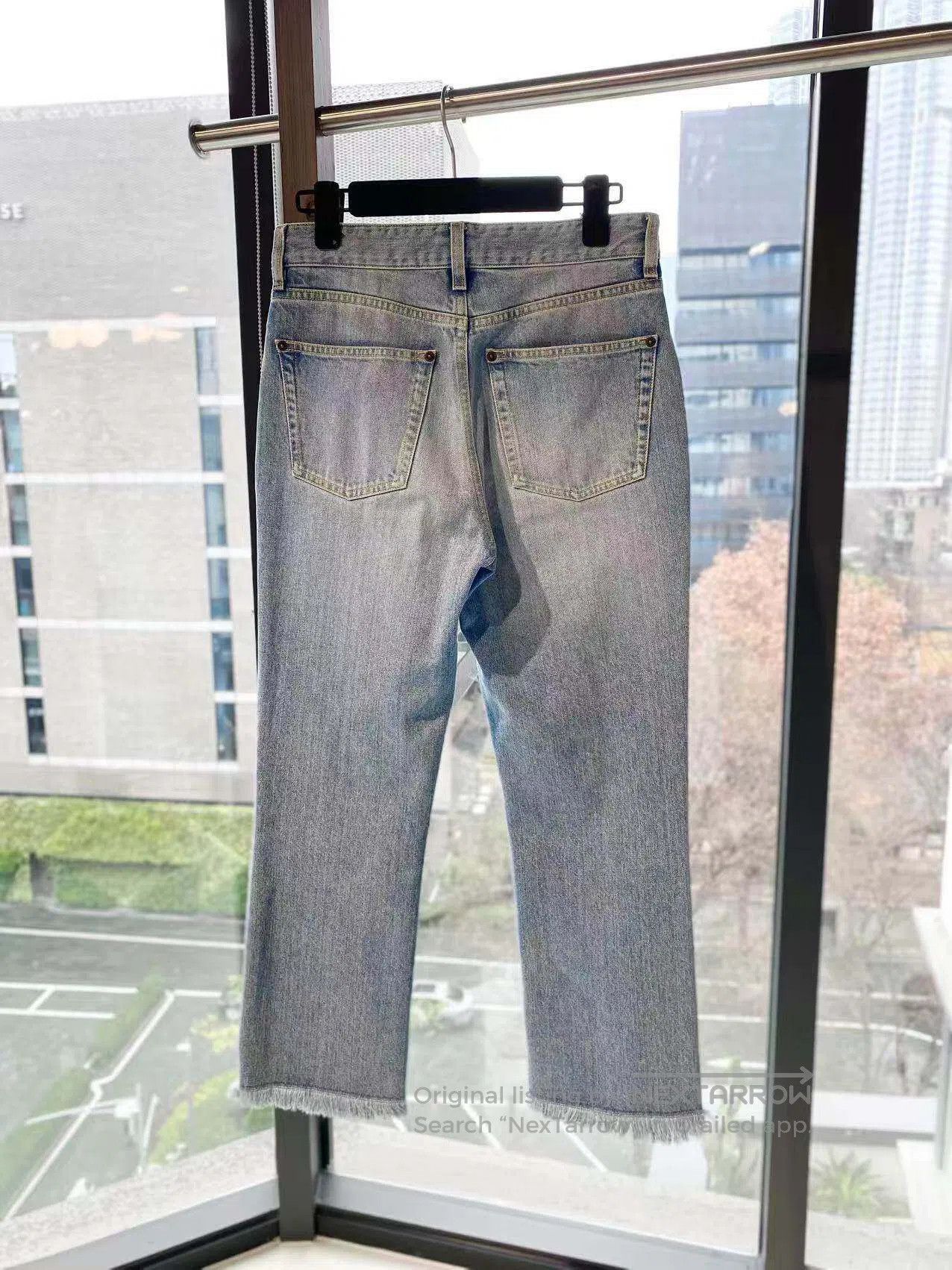 Louis Vuitton Louis Vuitton Presbyopia leather brand logo washed denim t Size 24" / US 00 / IT 34 - 3 Thumbnail