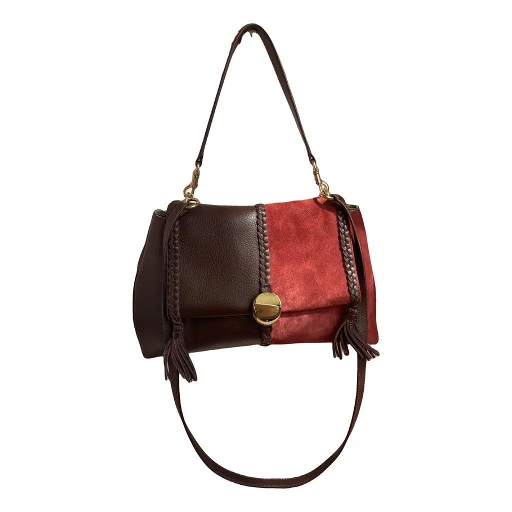 Chloe oc11z0525 Size: OS / Penelope Crossbody Bag in Brown/Red Size ONE SIZE - 1 Thumbnail