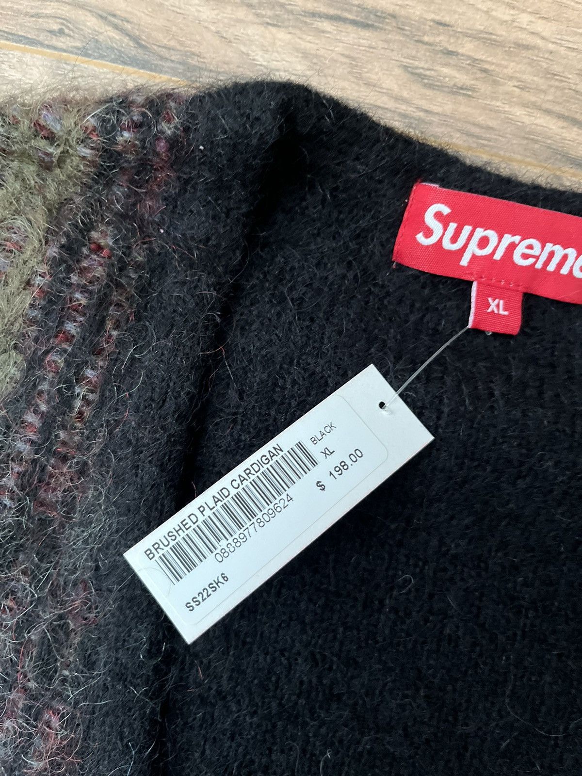 Supreme Supreme Brushed Grid Cardigan Size US XL / EU 56 / 4 - 8 Thumbnail