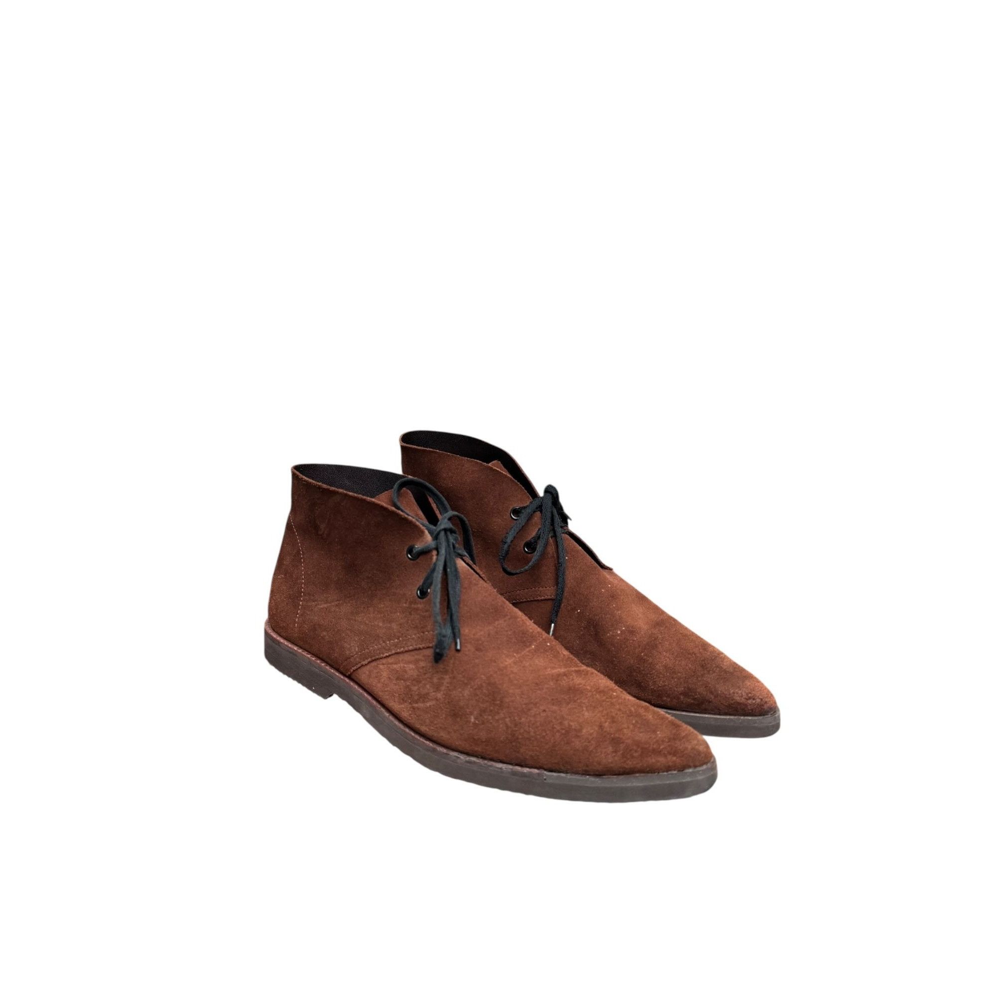 Jean Paul Gaultier Brown Suede Lace-Up Desert Boots Size US 9 / IT 39 - 1 Thumbnail