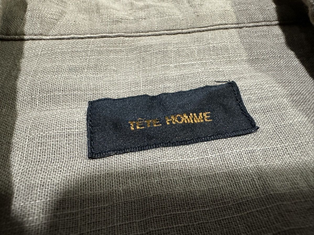 Tete Homme 🔥Sick Y2K Tete Homme Military Punk Shirt Size US M / EU 48-50 / 2 - 8 Thumbnail