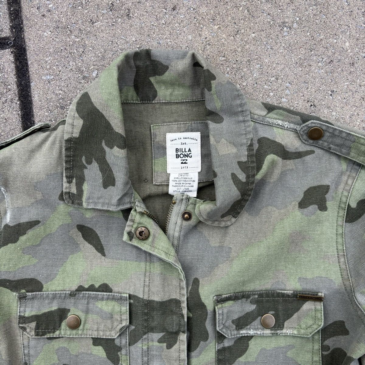 Billabong Vintage Billabong Denim Camo Jacket Size US M / EU 48-50 / 2 - 2 Thumbnail