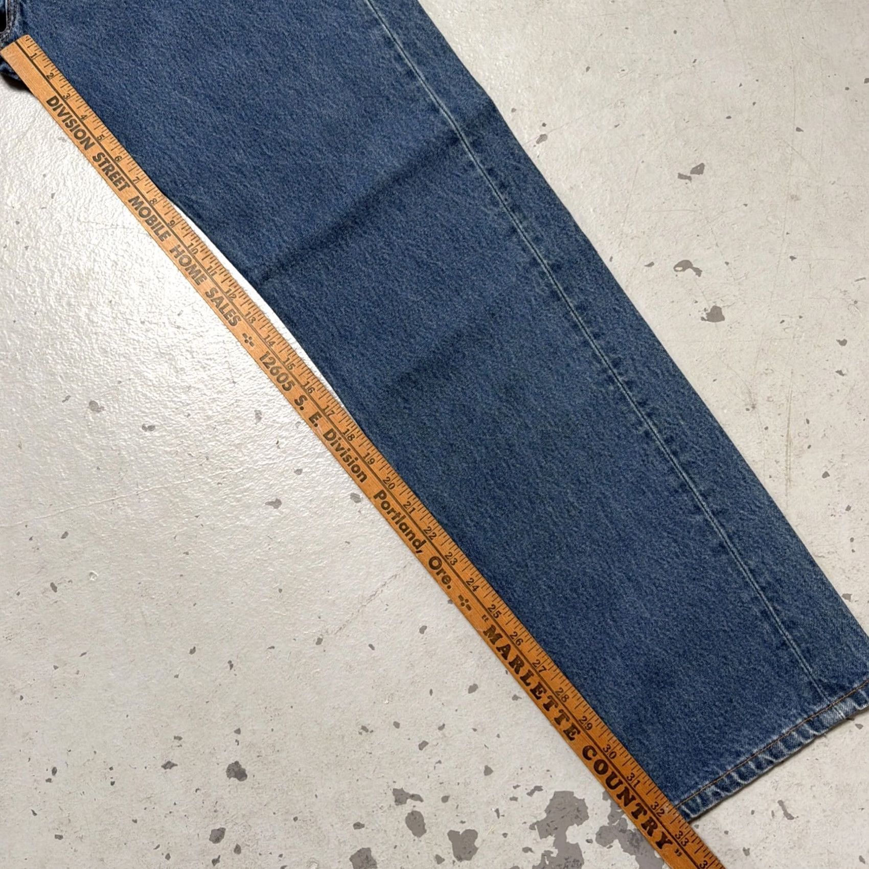 Levi's VINTAGE Levi's 501 XX Made USA Blue Denim Jeans 38x38 1990s Men Size US 38 / EU 54 - 5 Thumbnail