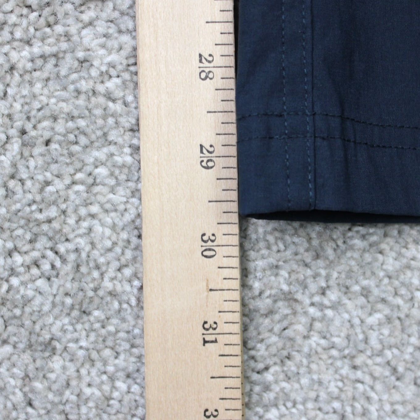 Vintage Balance Collection Pants Men 32x30 Gray Cargo Straight Leg Nylon Stretch Size US 32 / EU 48 - 3 Thumbnail