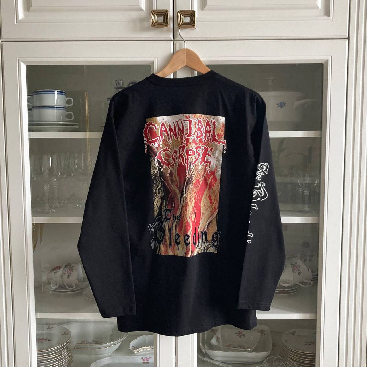 Band Tees Long sleeve Cannibal Corpse - The Bleeding / death metal Size US L / EU 52-54 / 3 - 5 Thumbnail