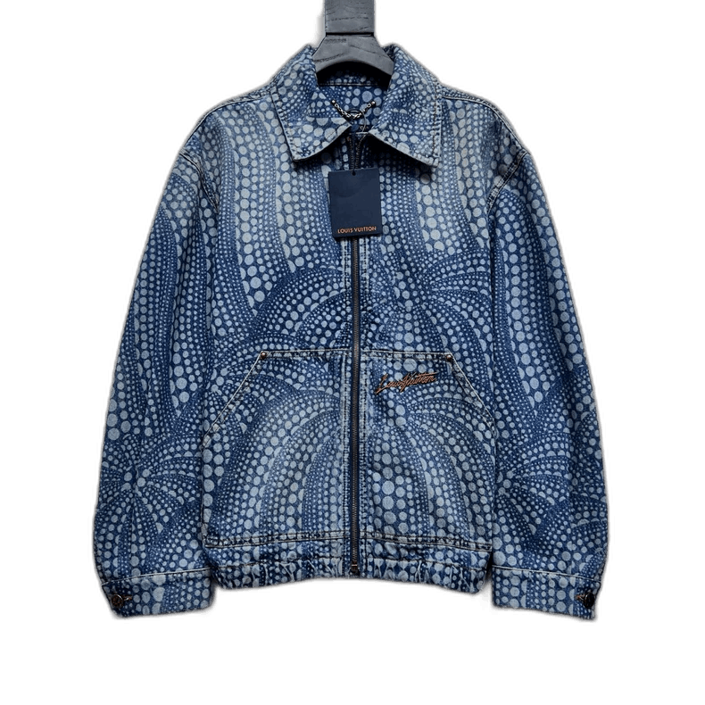 Louis Vuitton Louis Vuitton Kusama Pumpkin Denim Jacket-2506 Size US L / EU 52-54 / 3 - 1 Thumbnail