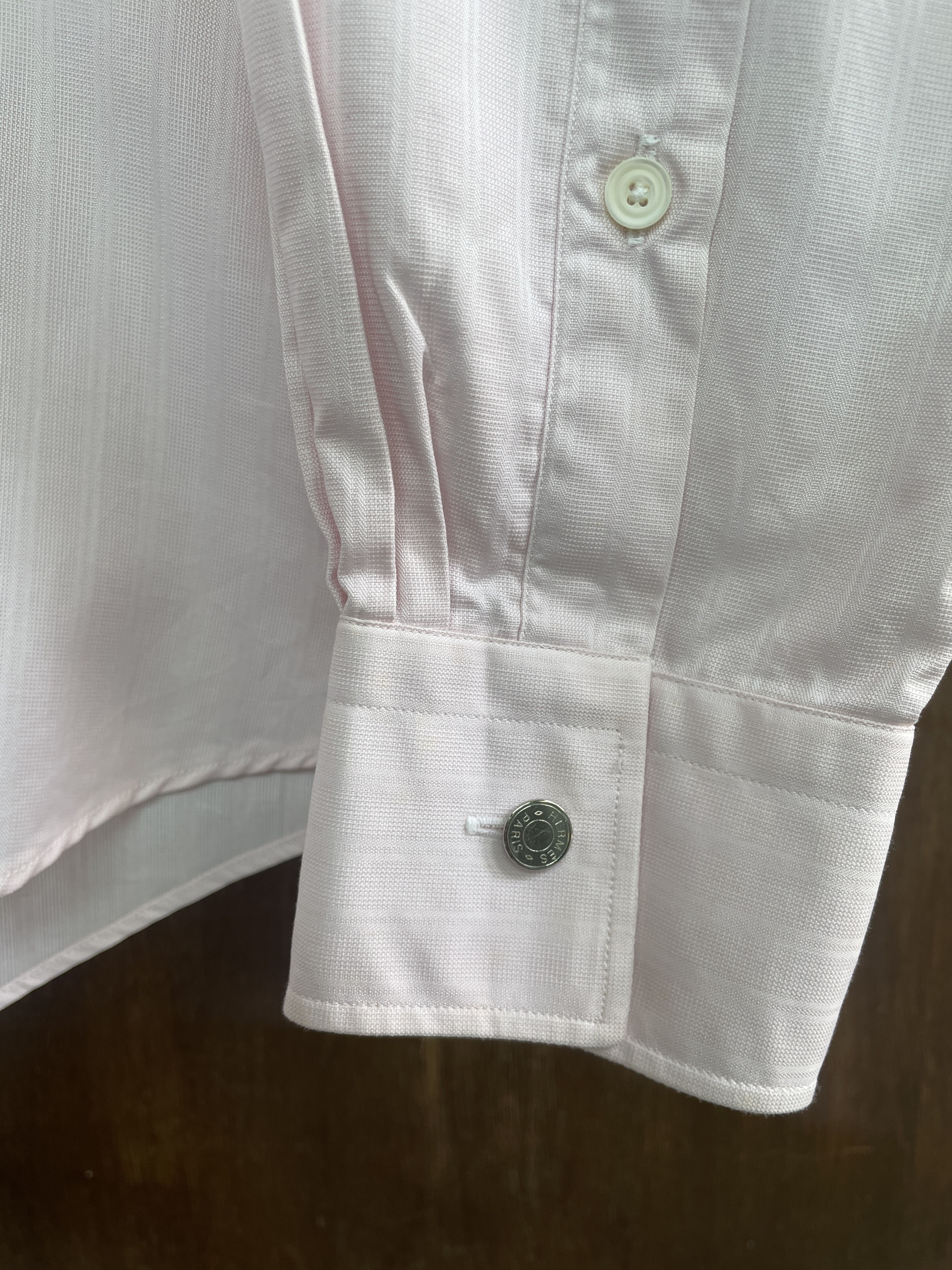 Hermes HERMES Classic Shirt Made in France Size US M / EU 48-50 / 2 - 4 Thumbnail