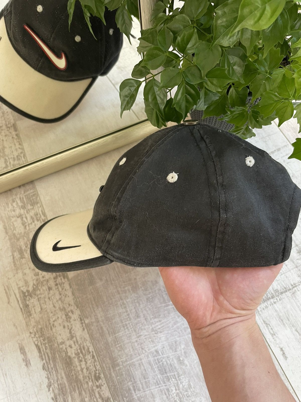 Nike Nike 80’s Vintage Swoosh Y2K Hat Cap USA Size ONE SIZE - 6 Thumbnail